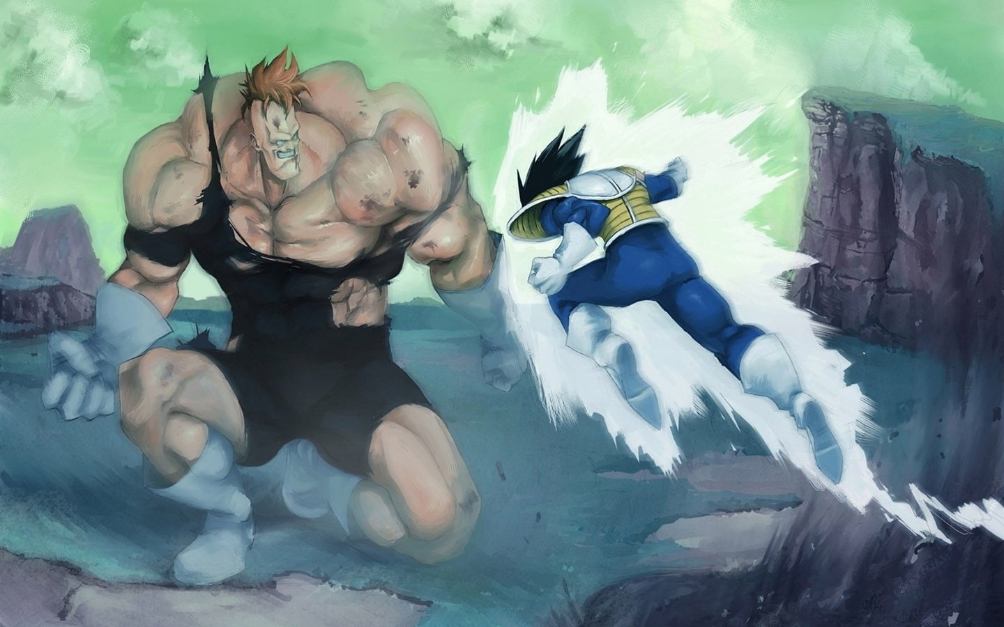 vegeta, 720P, recoome, dragon, ball, HD Wallpaper