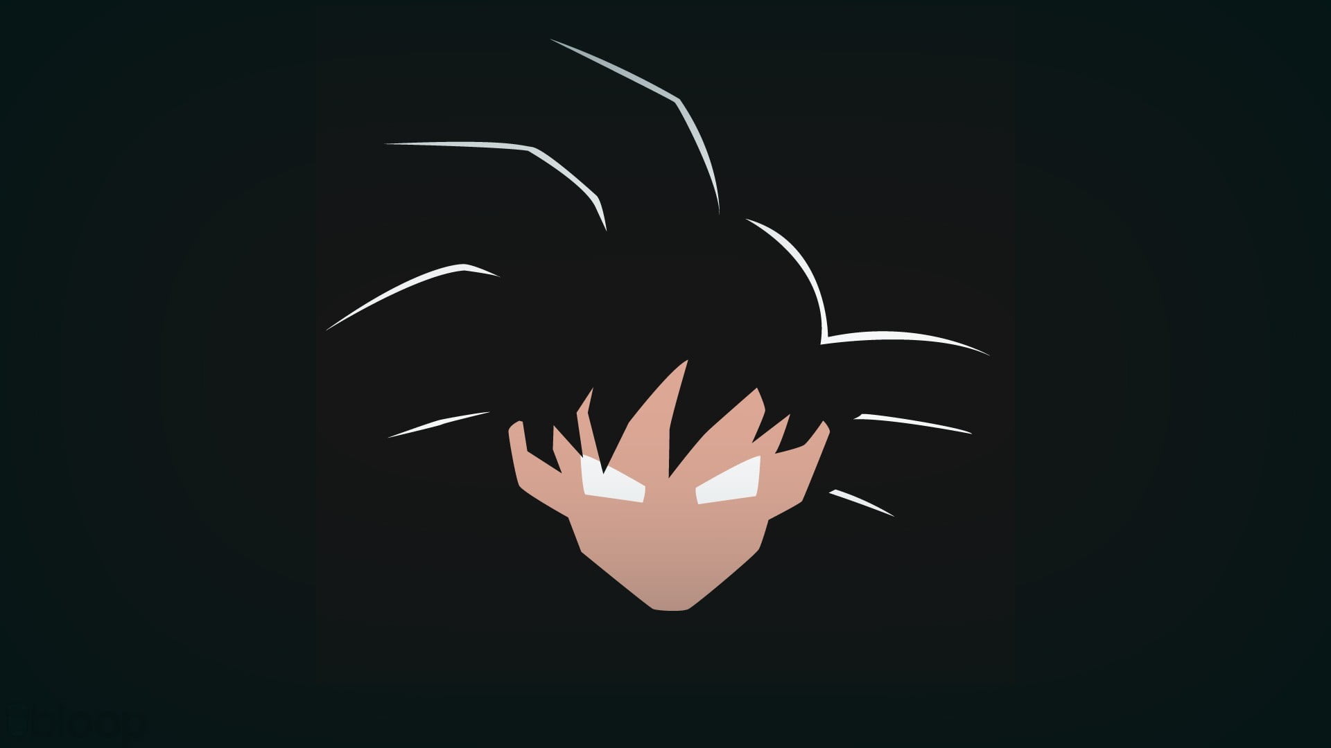 blo0p, minimalism, 1080P, Dragon Ball Z, Goku, Kakarot, HD Wallpaper