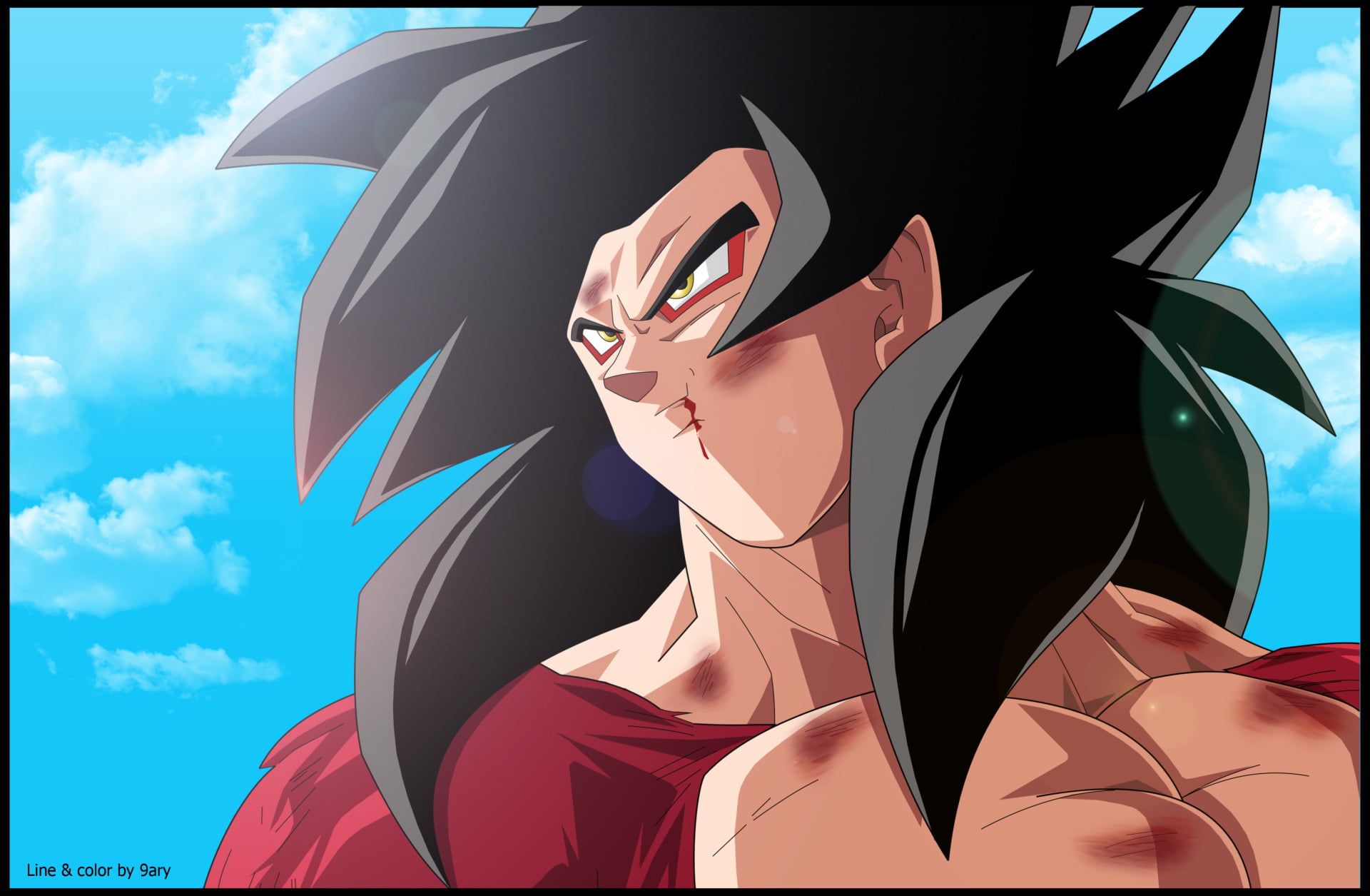 Goku, human representation, Dragon Ball, sunlight, human Face, male likeness, cartoon, Dragon Ball GT, 1080P, women, fashion, smiling, young Adult, digital composite, HD Wallpaper