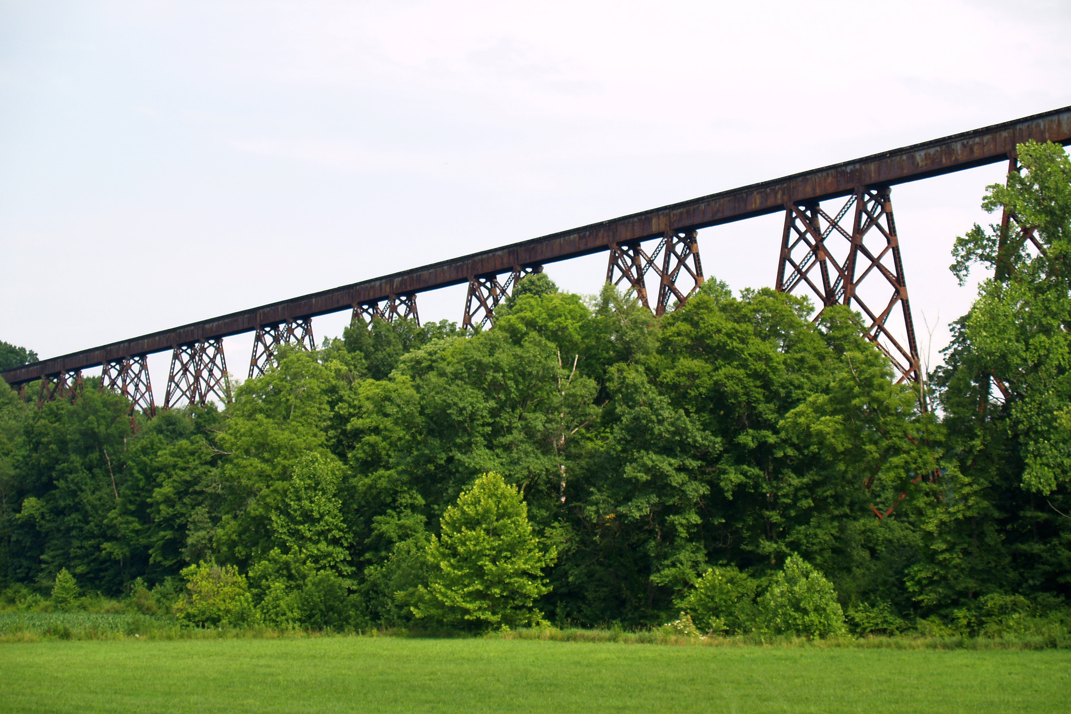material, construction, transport, trestle, architecture, land, travel, bridge, tree, outdoor, day, no people, tranquility, beauty in nature, landscape, HD Wallpaper