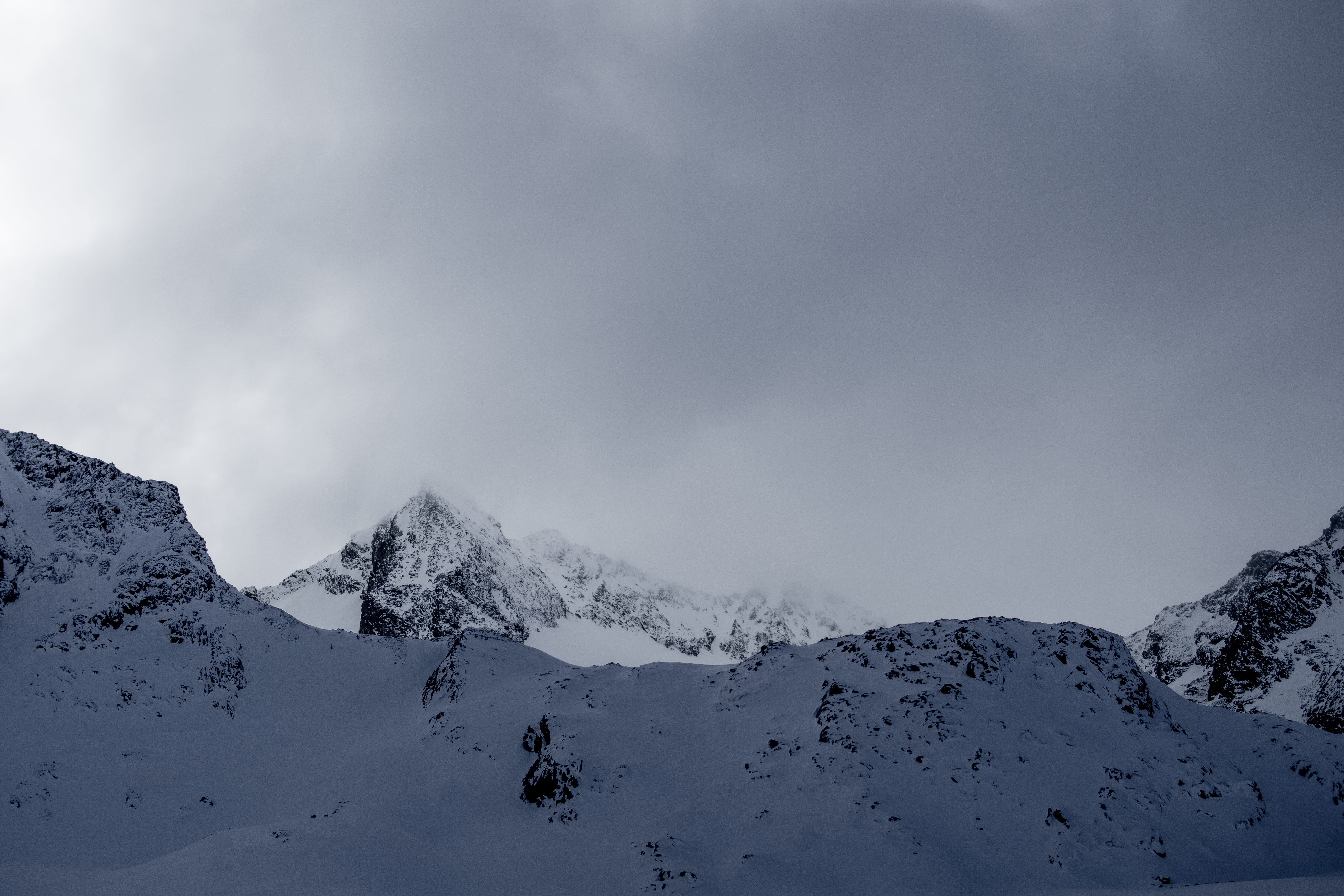 snowcapped mountain, austria, formation, peak, 5K, white color, stubai, mountain range, outdoors, scenics - nature, cold temperature, covered, non-urban scene, HD Wallpaper