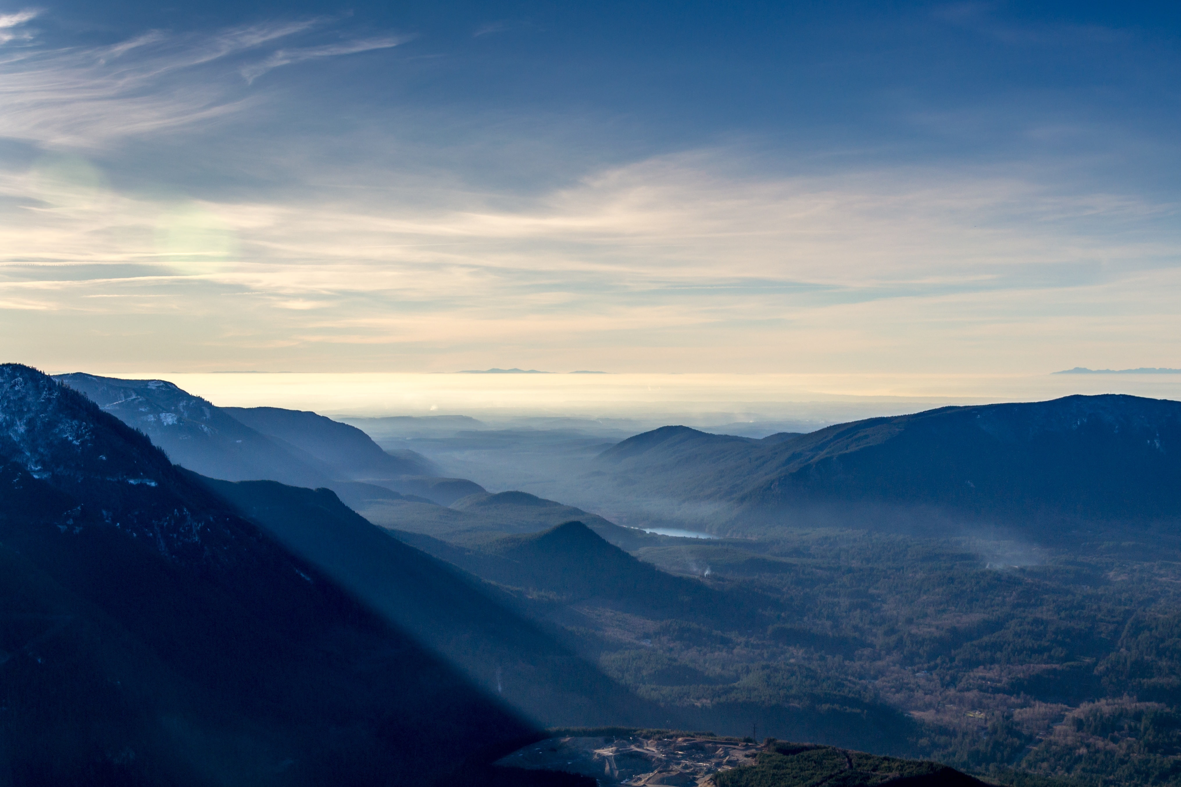 Misty mountains, Surreal, Himalayas, 4K, 4K, HD Wallpaper