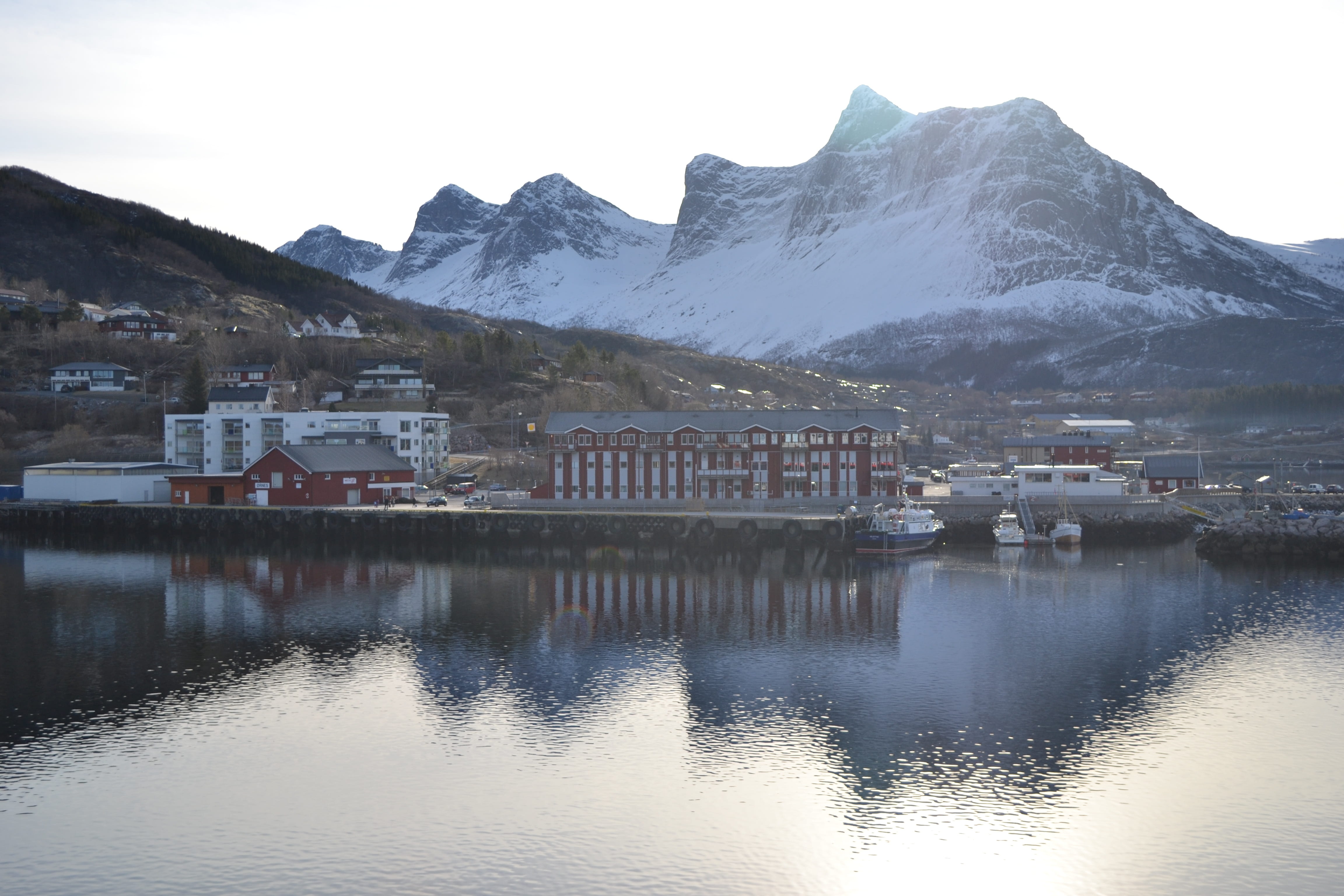 nautical vessel, travel, mountain range, scandinavia, mountain, north, europe, vacation, sea, scenics - nature, scenery, water, sky, waterfront, building exterior, HD Wallpaper