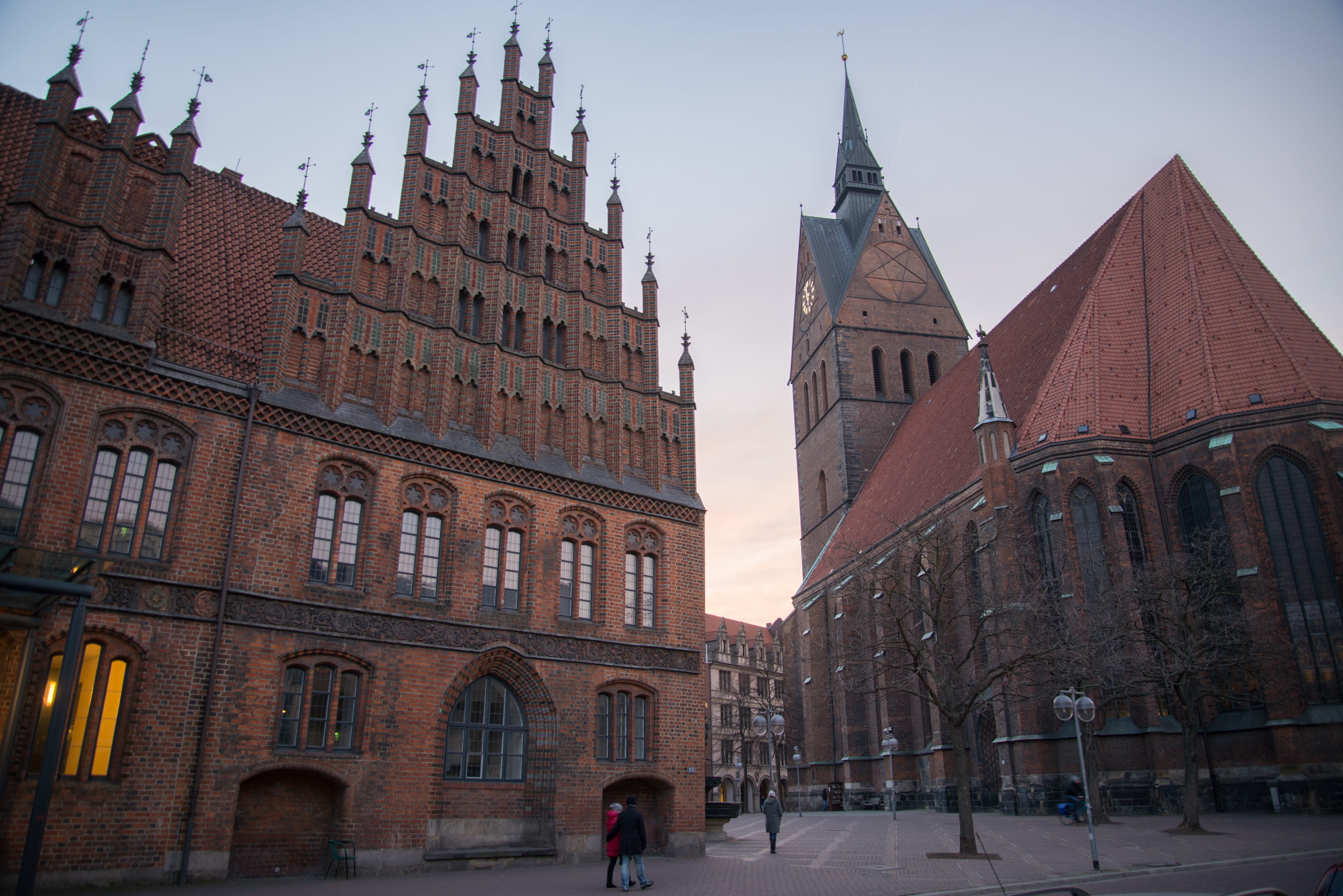 travel destinations, tourism, europe, the past, historical, tower, göttingen, european, german, historic, spire, landmark, 5K, medieval, church, old, city, HD Wallpaper