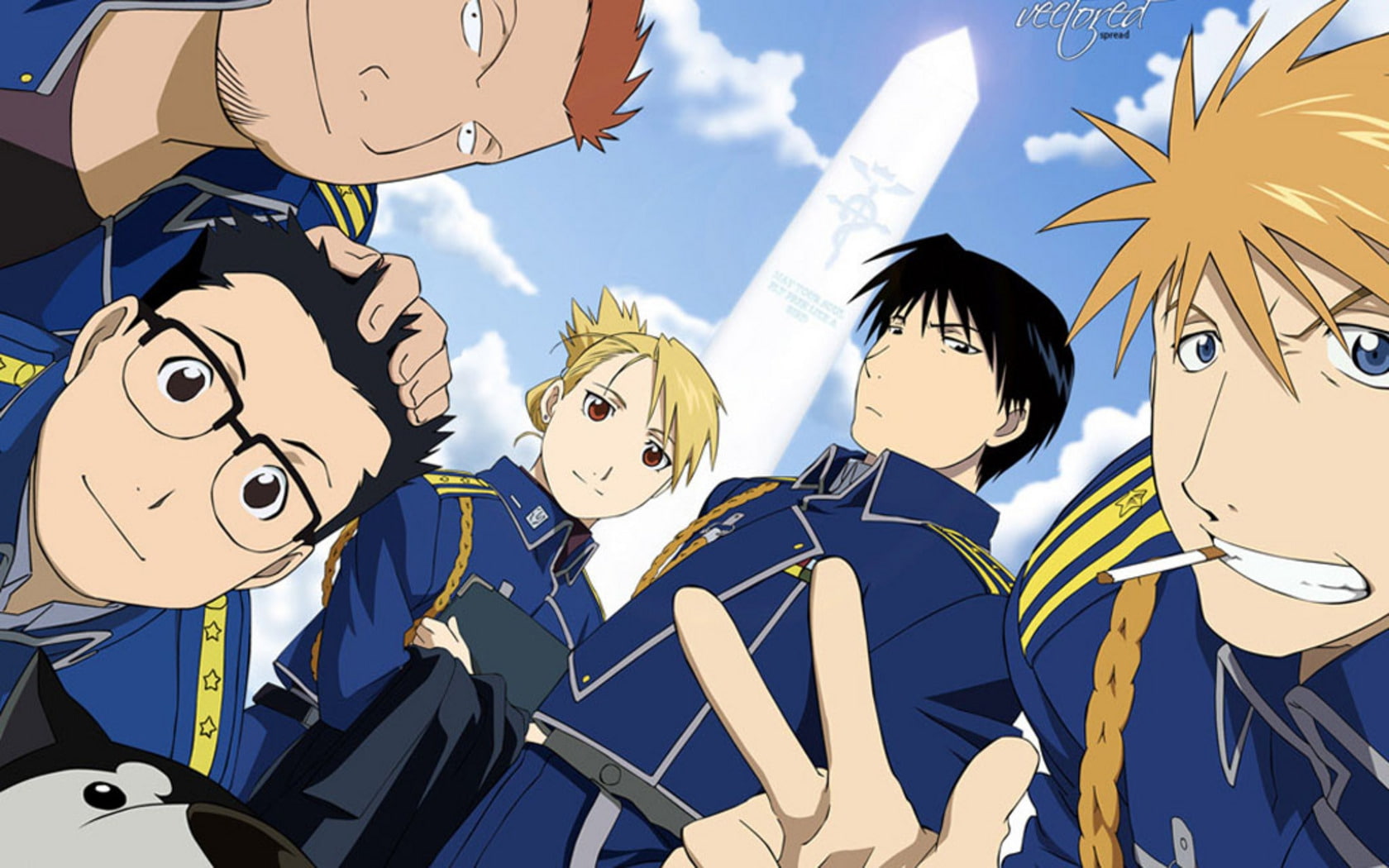 mustang, kain, 720P, hawkeye, art, Fullmetal Alchemist, Military, roy, fullmetal, breda, x, alchemist, hd, heymans, havoc, metal, fuery, jean, anime, full, HD Wallpaper