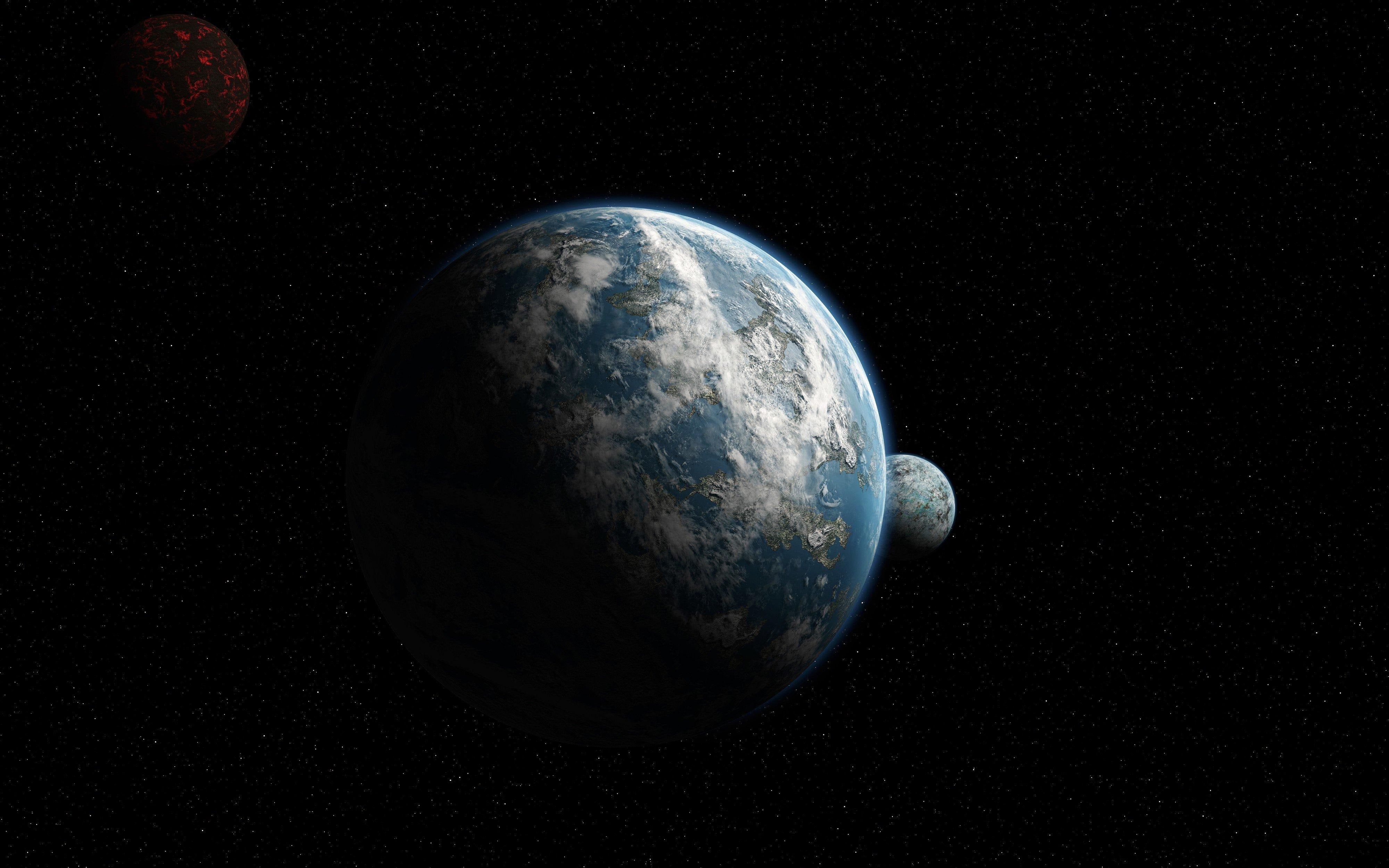 exploration, space, eclipse, 4K, star - space, no people, sky, ultrahd, galaxy, stars, astronomy, beauty in nature, outdoors, science, physical geography, HD Wallpaper