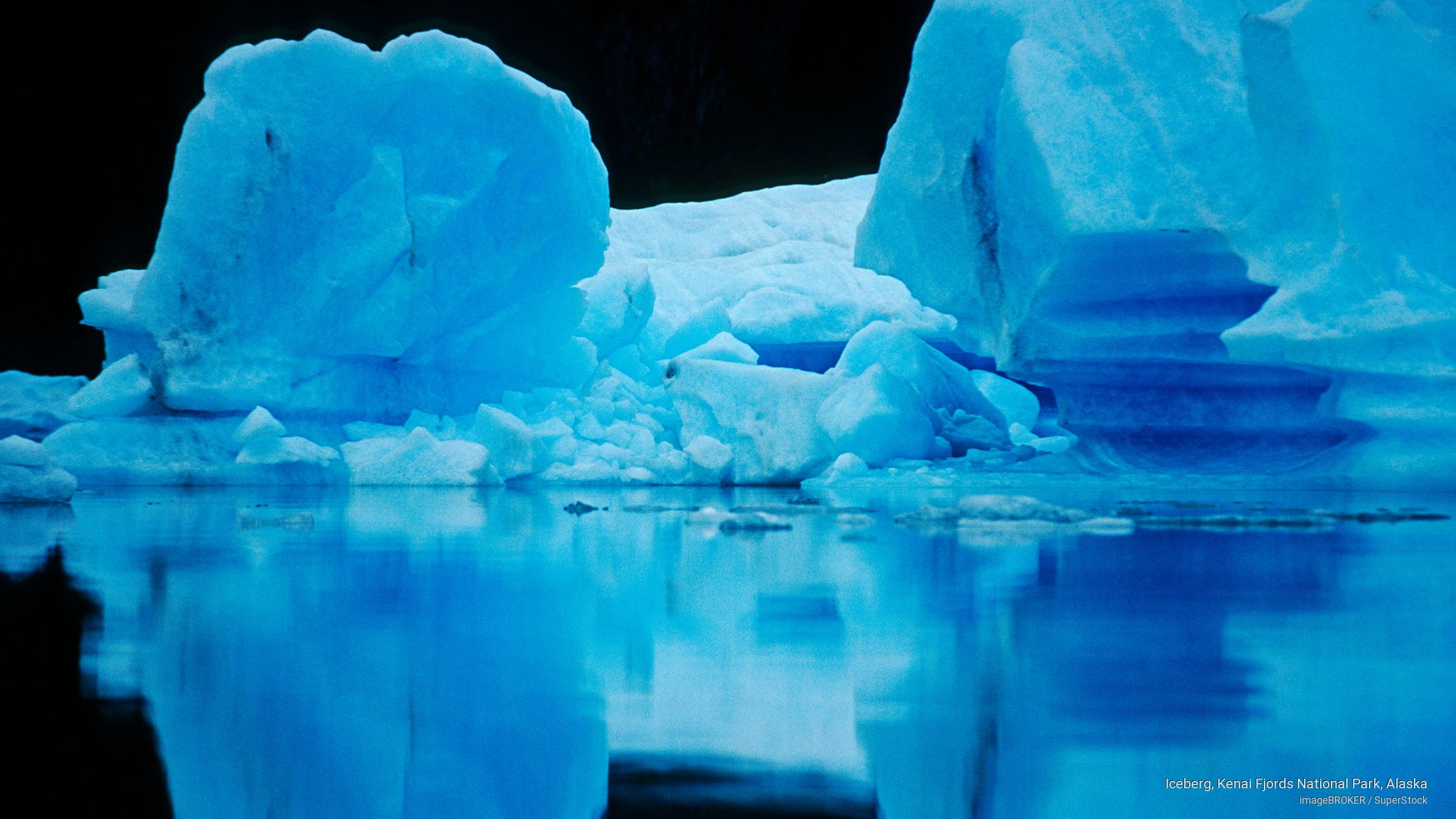 iceberg, National Parks, park, alaska, kenai, 2K, fjords, national, HD Wallpaper