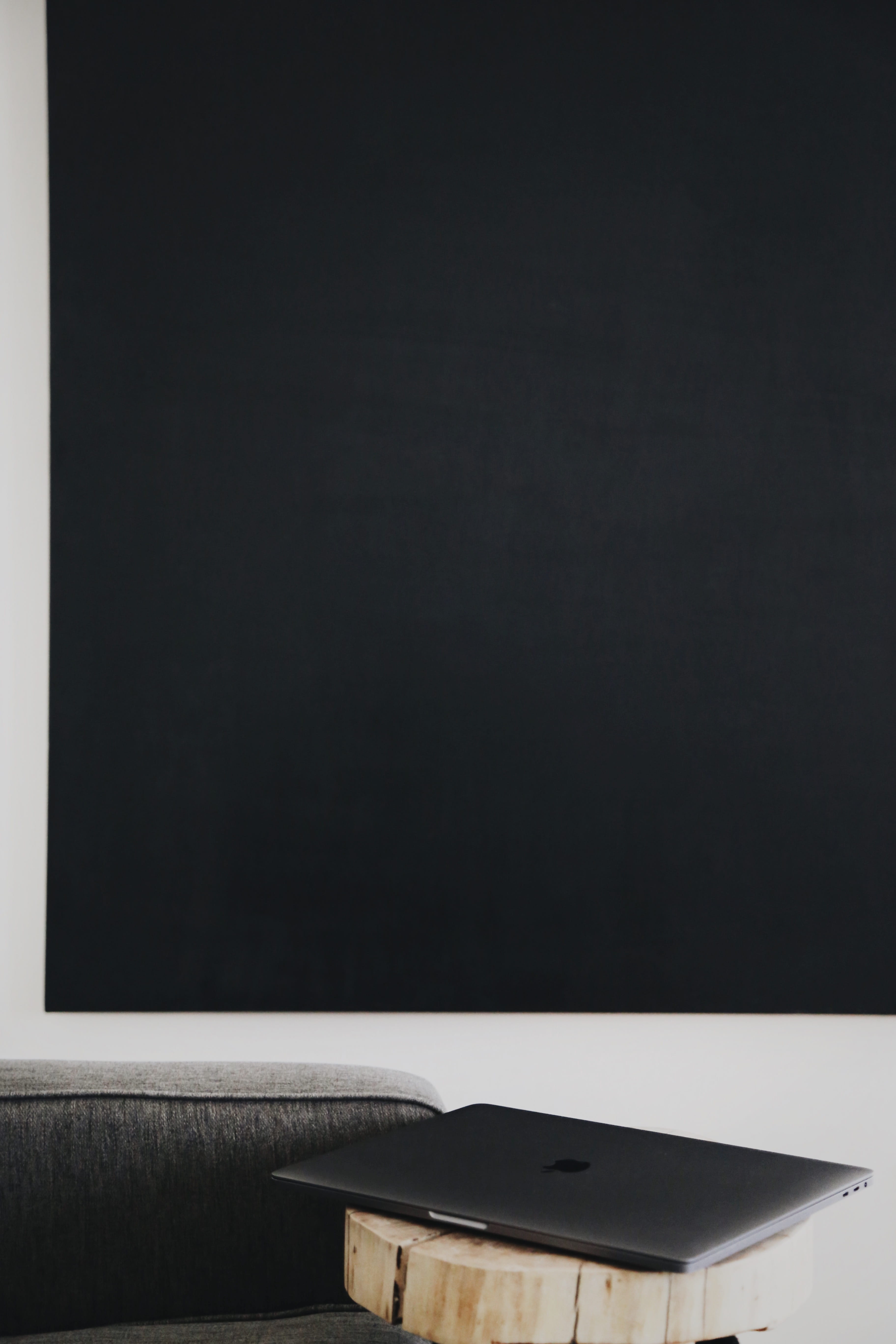 modern architecture, black, blank, living room, book, computer, workspace, mac, no People, computer Monitor, 5K, home decor, education, silver, business, Phone HD Wallpaper