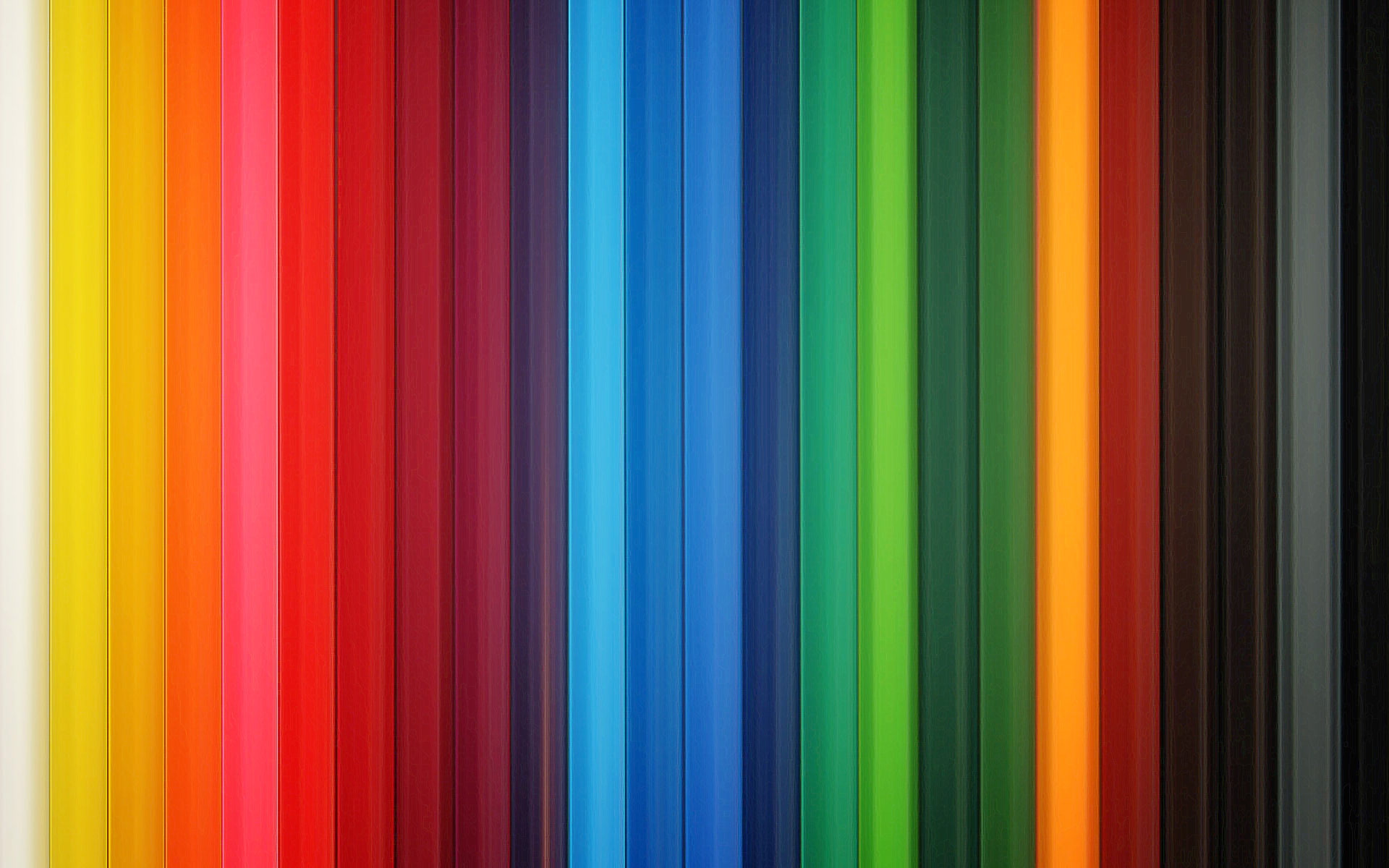 1080P, colorful, pencils, HD Wallpaper