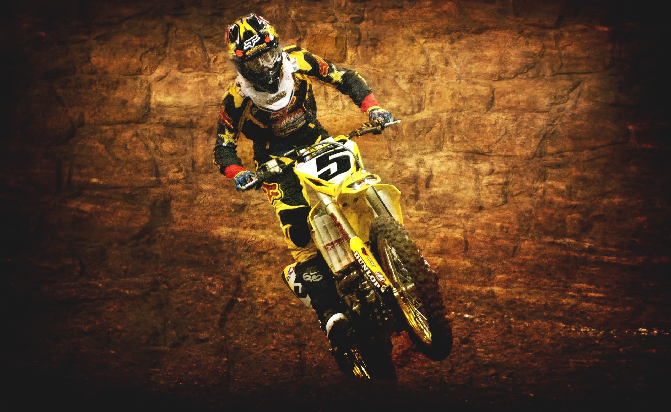 Motocross, transportation, mode of transportation, riding, full length, competition, Vintage, bike, 2K, motion, dirt, people, land vehicle, sport, headwear, HD Wallpaper