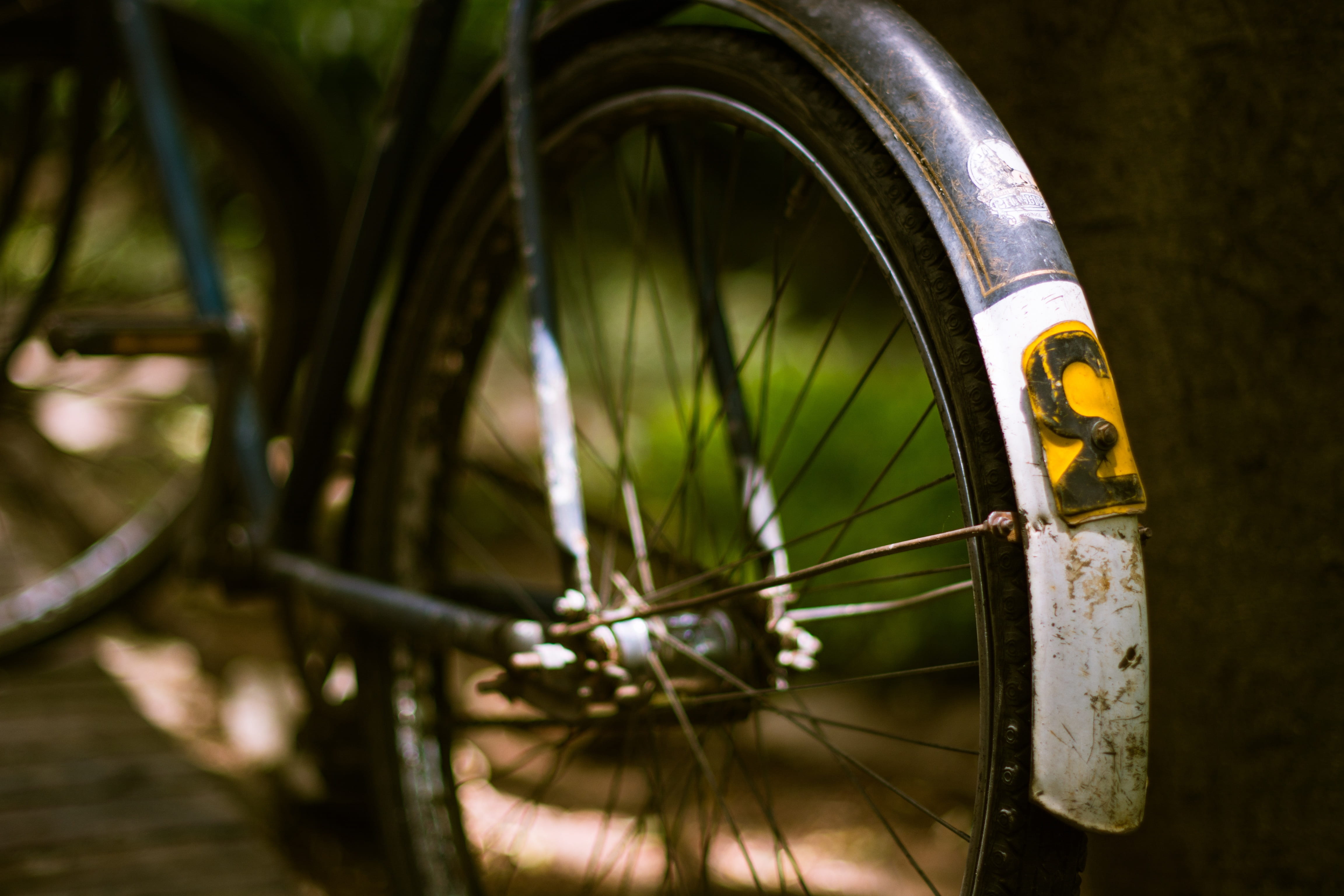 day, stationary, focus, focus on foreground, old, pedal, mode of transportation, tire, lost, vintage, wheel, no people, nature, metal, selective, transportation, HD Wallpaper