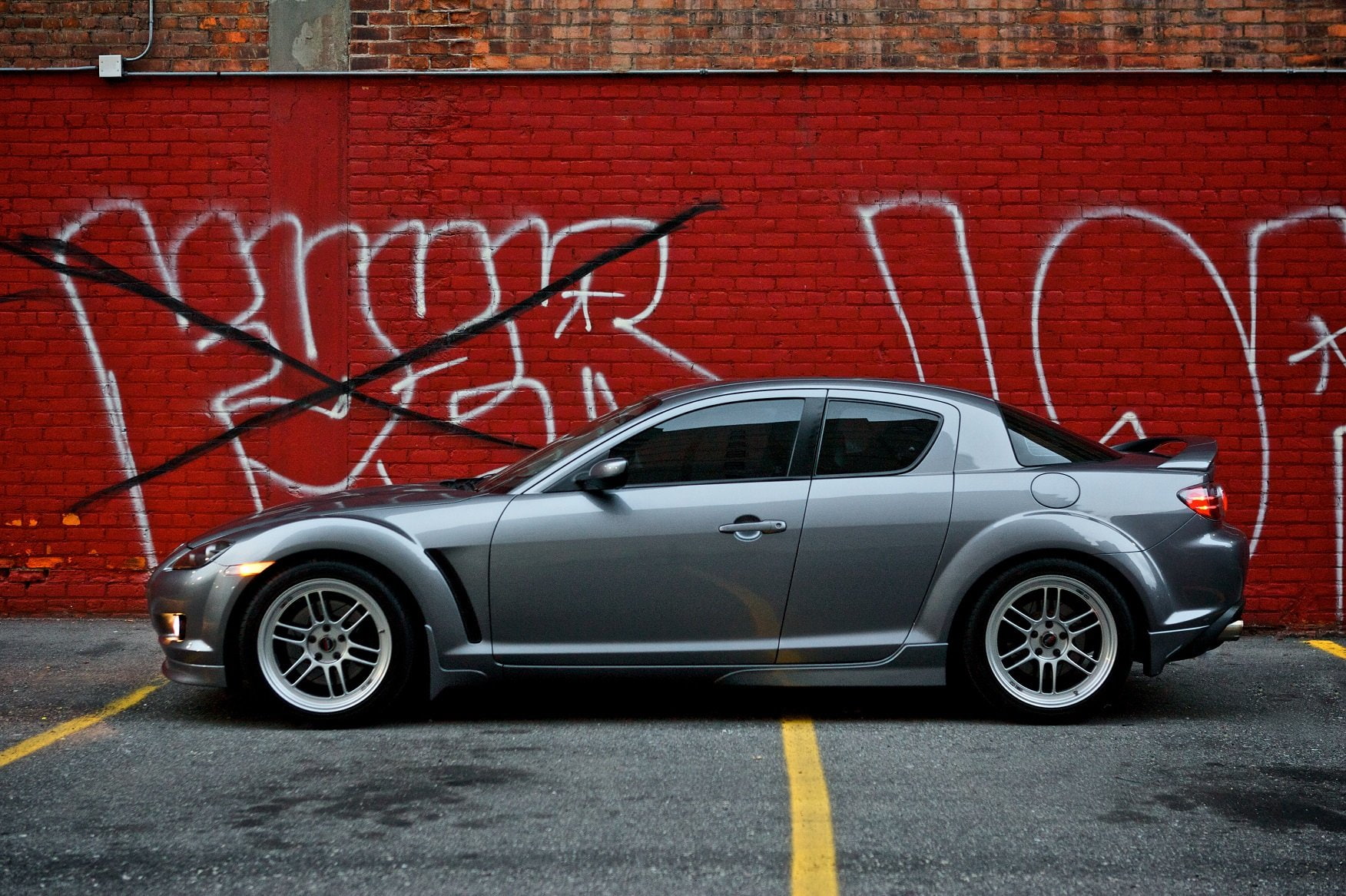 coupe, 720P, tuning, body, kit, japan, mazda rx8, cars, HD Wallpaper