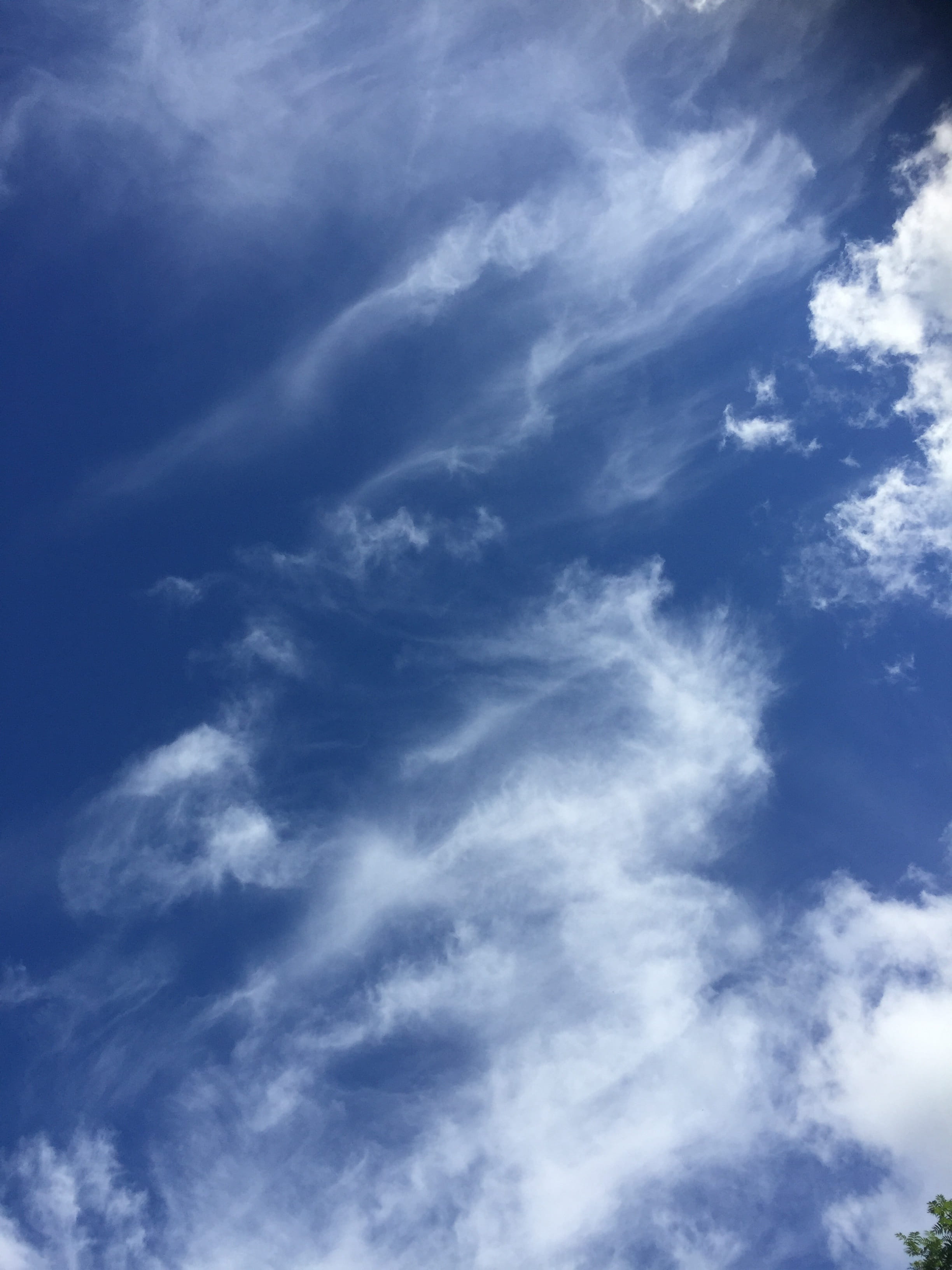 wispy, sunlight, 2K, scenics, cloud - Sky, low angle view, Inspiration, sky, cloudscape, white color, heaven, tranquility, overcast, Clouds, climate, meteorology, Phone HD Wallpaper