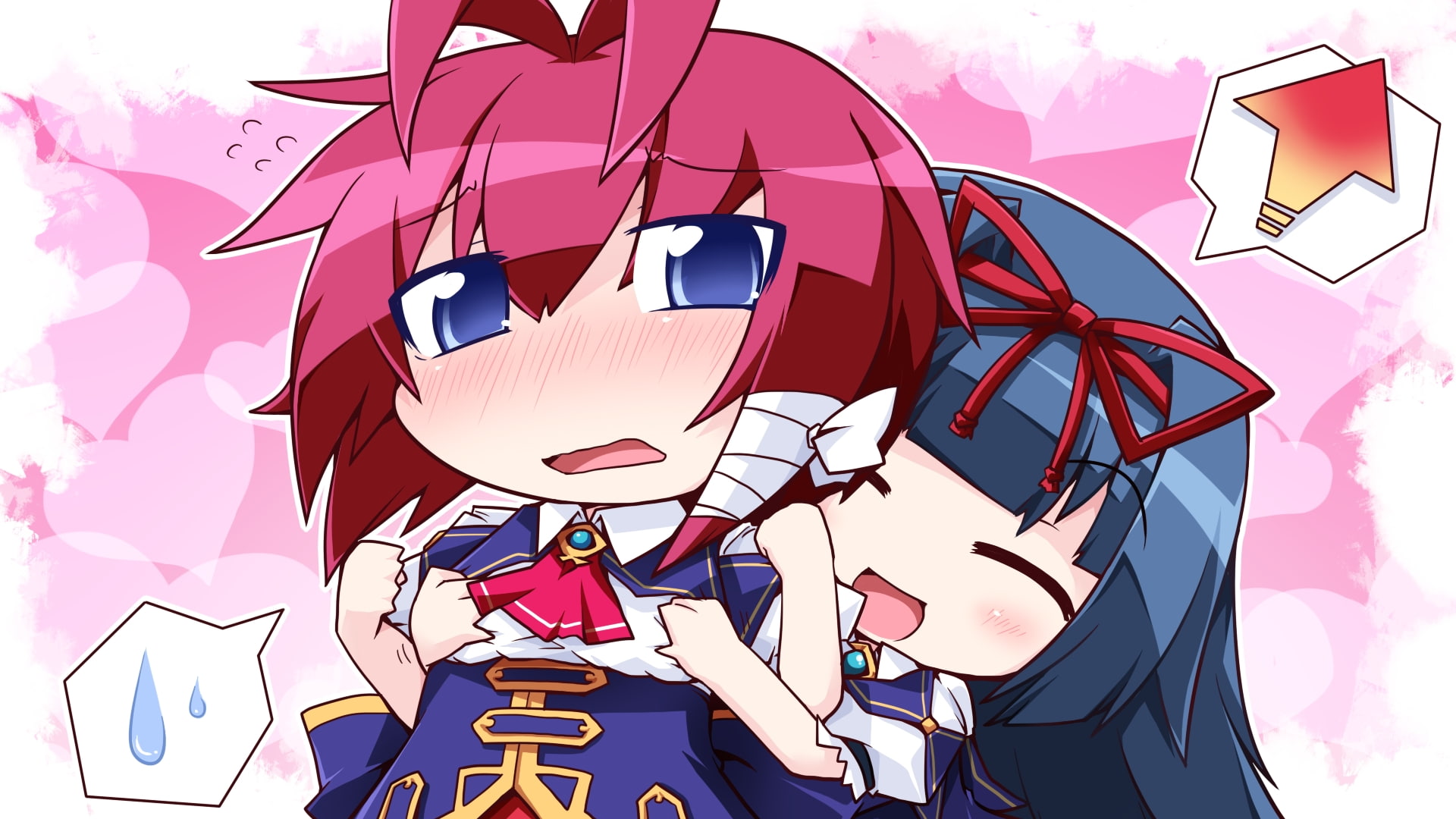 Ootsuki Karin, 1080P, Kuroki Kirie, Anime, Justy×Nasty ~Maou Hajimemashita~, HD Wallpaper