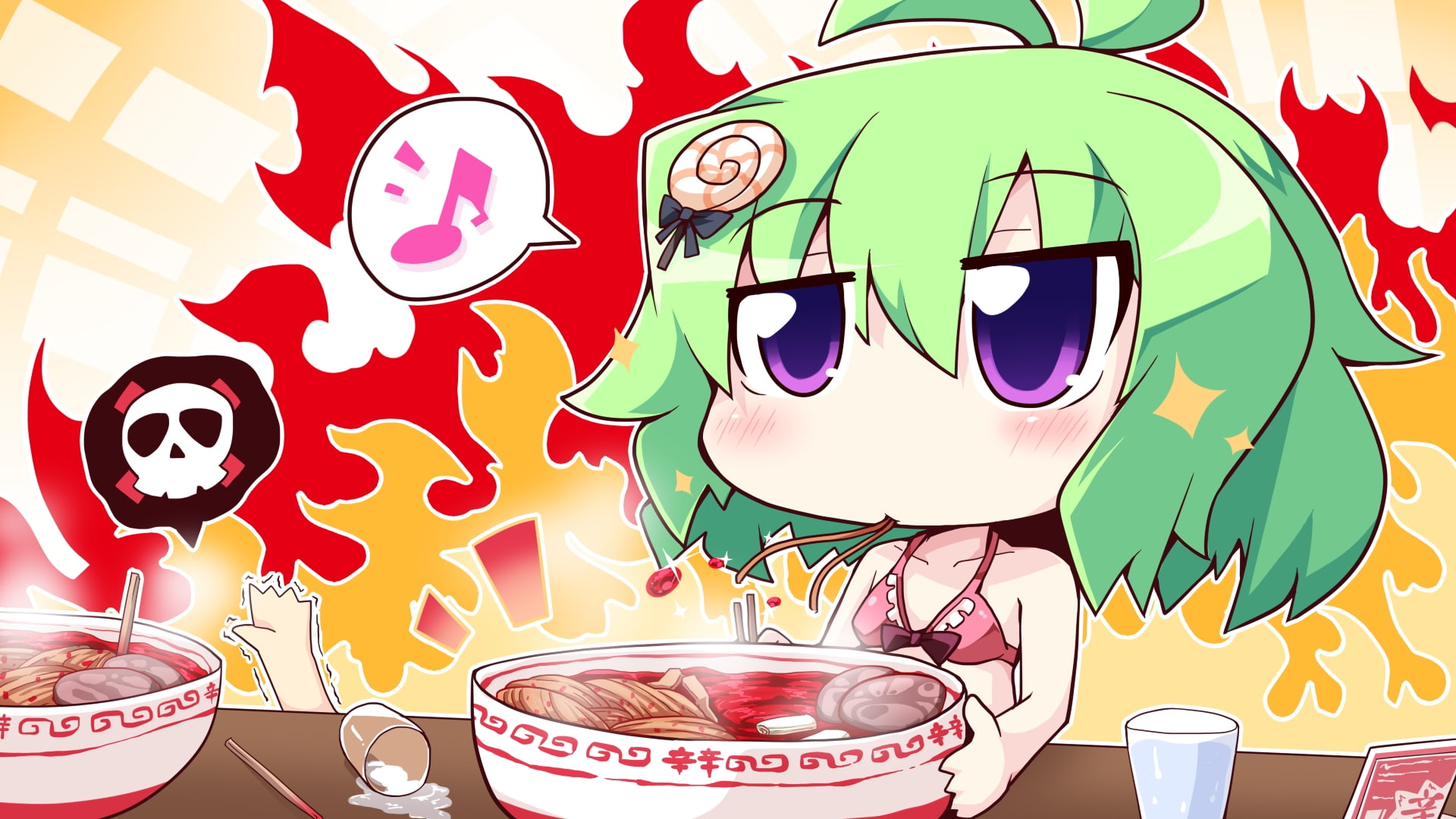 1080P, Anime, Kagami Hibiki, Justy×Nasty ~Maou Hajimemashita~, HD Wallpaper