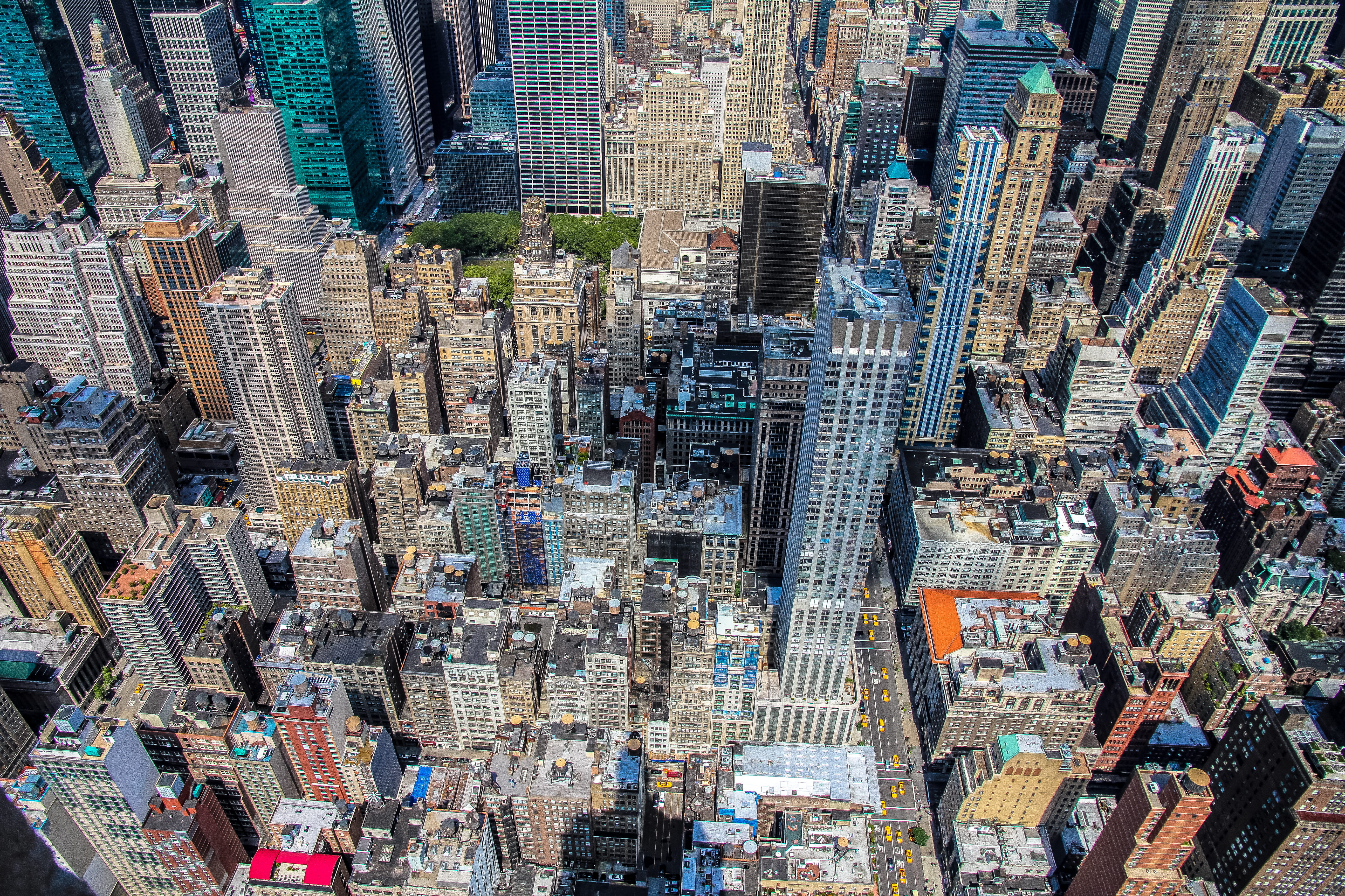building, crowd, city, cityscape, residential district, architecture, 5K, buildings, skyscraper, birds eye view, day, apartment, high-rises, view, high angle view, HD Wallpaper