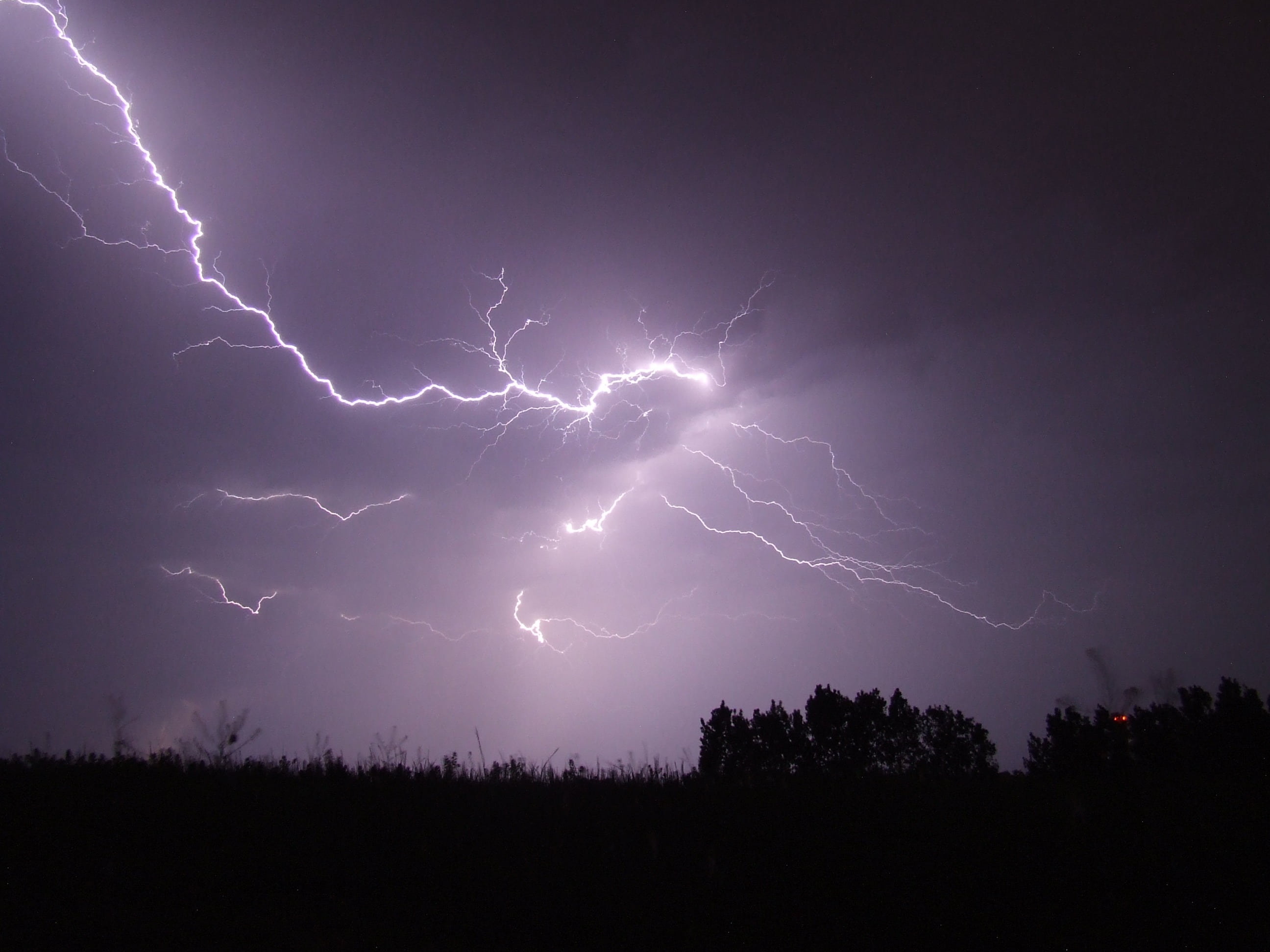 power, weather, warning sign, dramatic sky, extreme weather, rain, forked lightning, beauty in nature, strike, storm, dark, storm cloud, no people, power in nature, HD Wallpaper