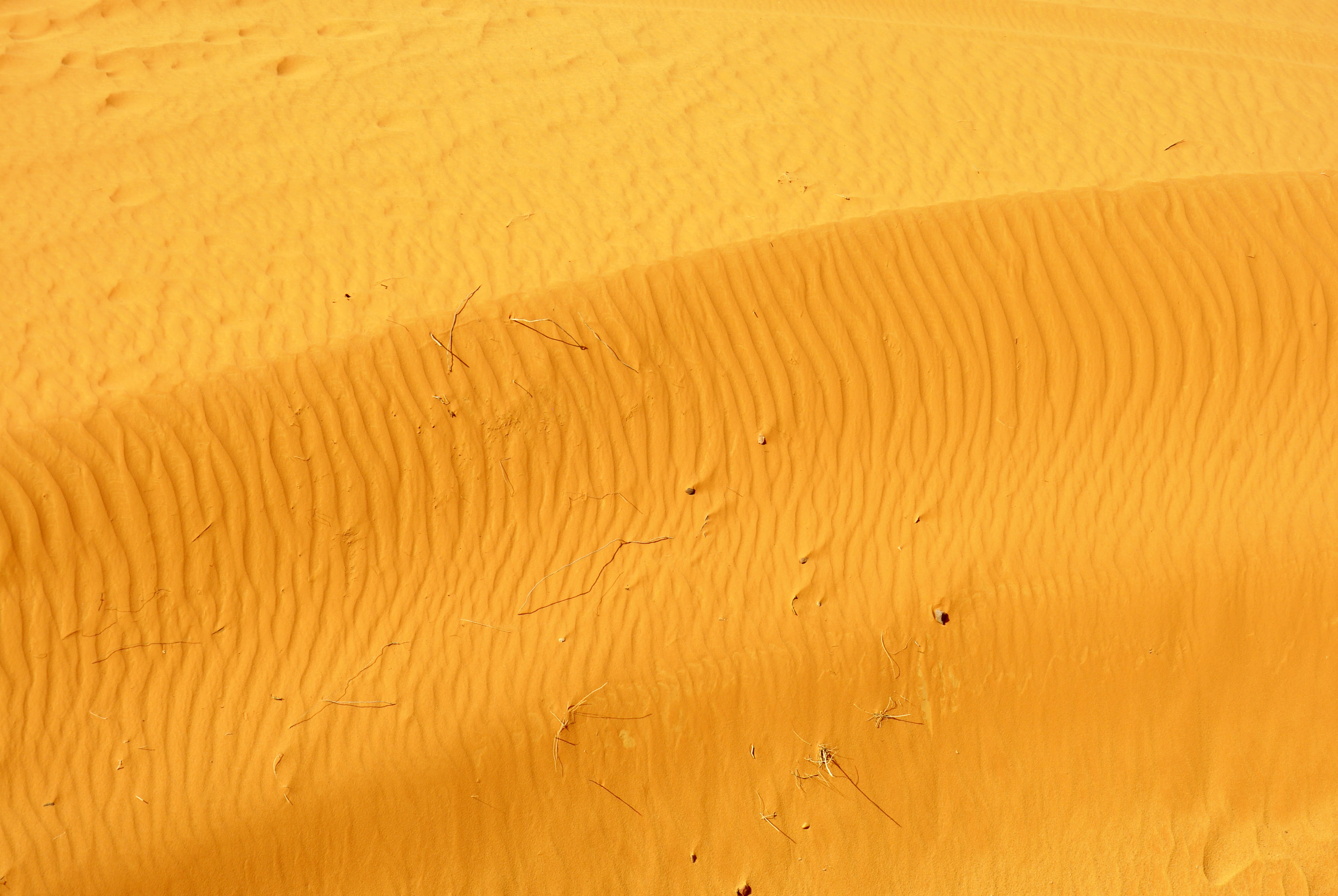 desert, land, natural pattern, environment, eye, dune, outdoors, 4K, landscape, backgrounds, full frame, yellow, day, tranquility, scenics - nature, climate, HD Wallpaper
