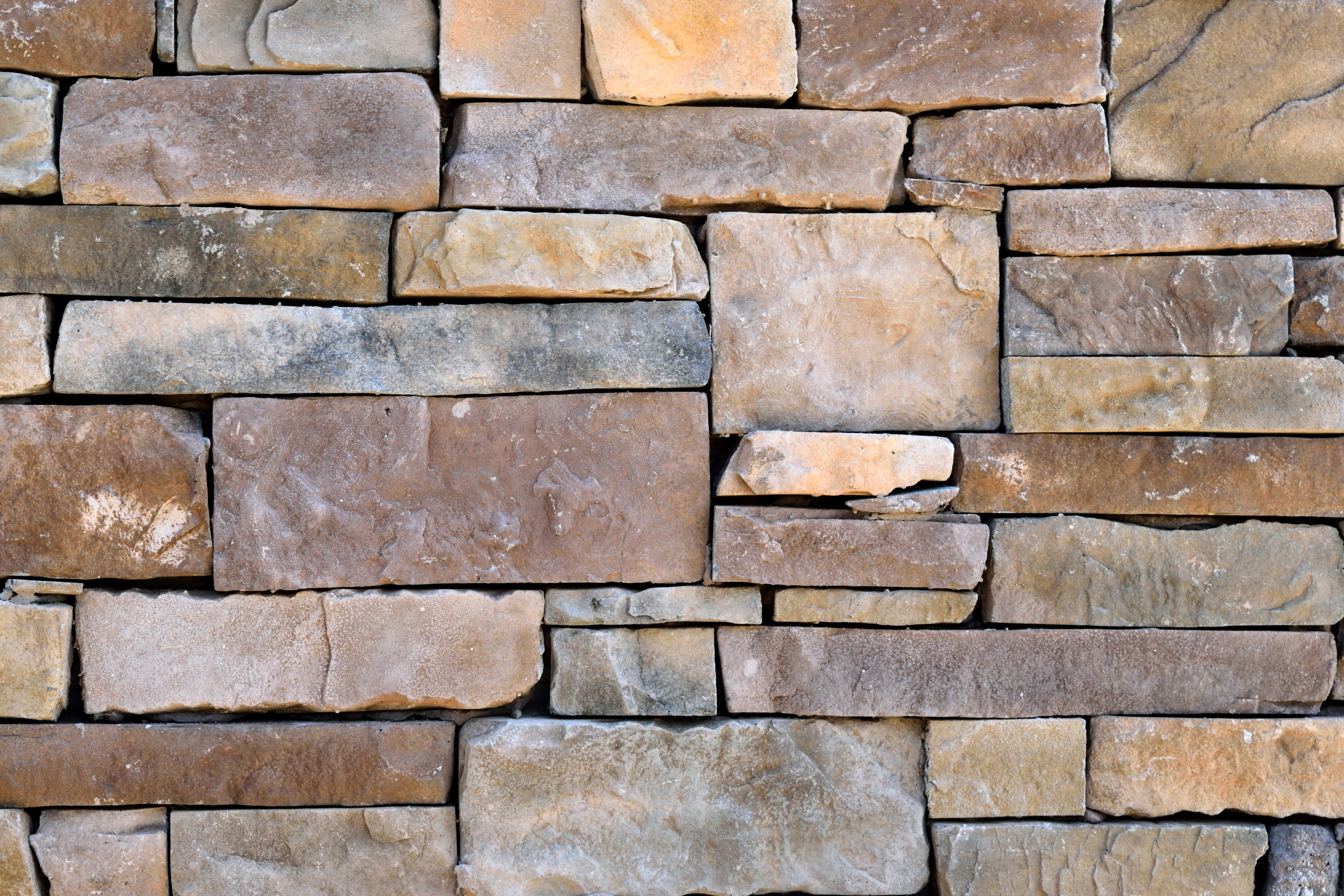 material, built structure, stone material, brick, close-up, outdoors, exterior, 5K, grunge, concrete, building, stone wall, brown, full frame, brick wall, HD Wallpaper