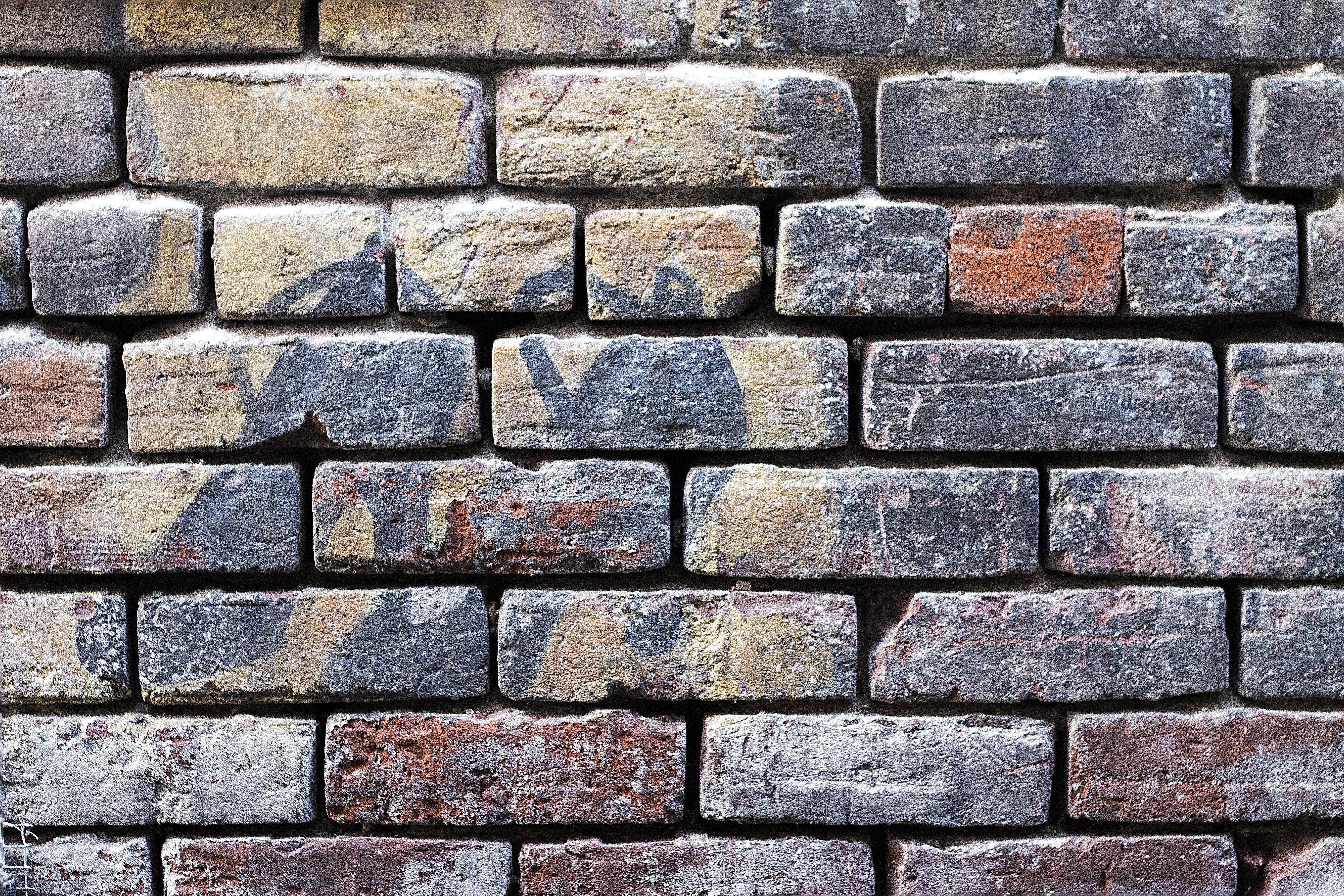 wall, repetition, 4K, wall - Building Feature, brickwork, in a row, brick texture, architecture, backgrounds, built structure, brick wall, outdoors, no people, HD Wallpaper