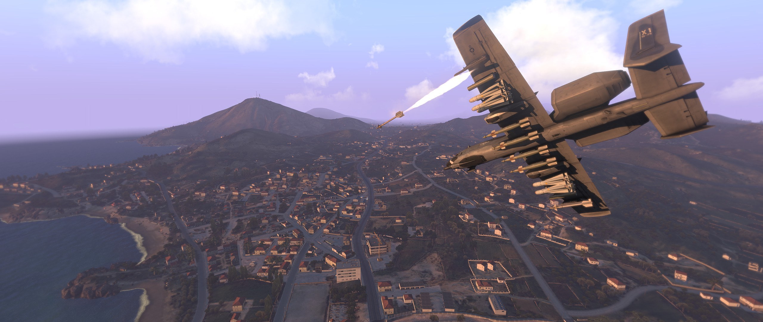 city, outdoors, nature, day, travel destinations, travel, arma 3, sky, architecture, flying, mountain, transportation, blue, technology, history, the past, HD Wallpaper