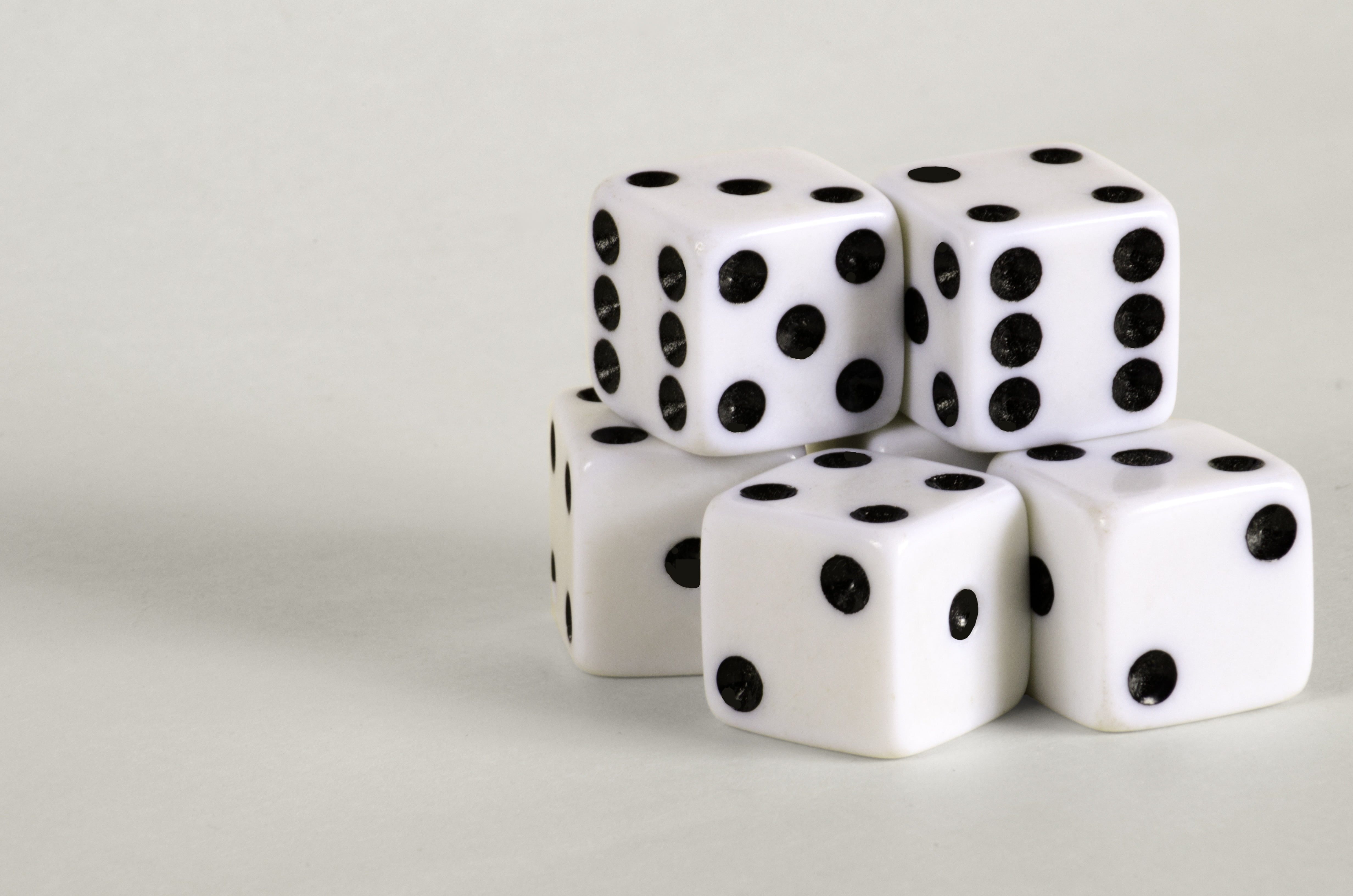 black, leisure Games, dice, group of objects, five, number, cube, gamble, die, cut out, craps, shape, spotted, play, close, arts culture and entertainment, HD Wallpaper