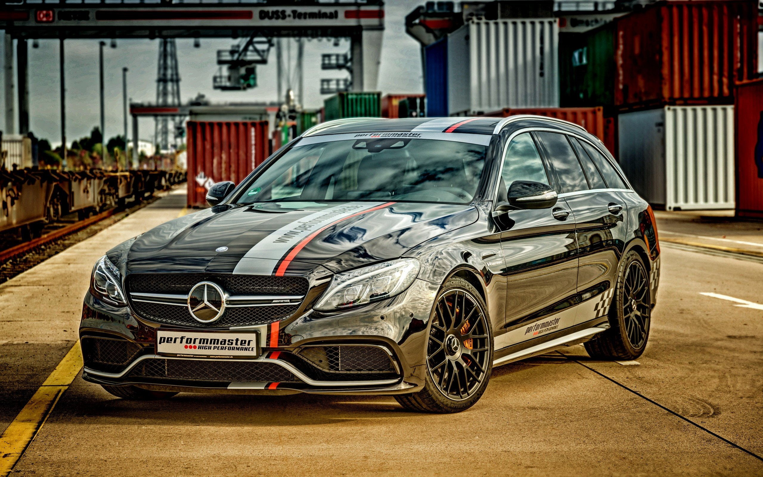 papel, 2K, parede, classe, tuning, mercedes-benz, HD Wallpaper