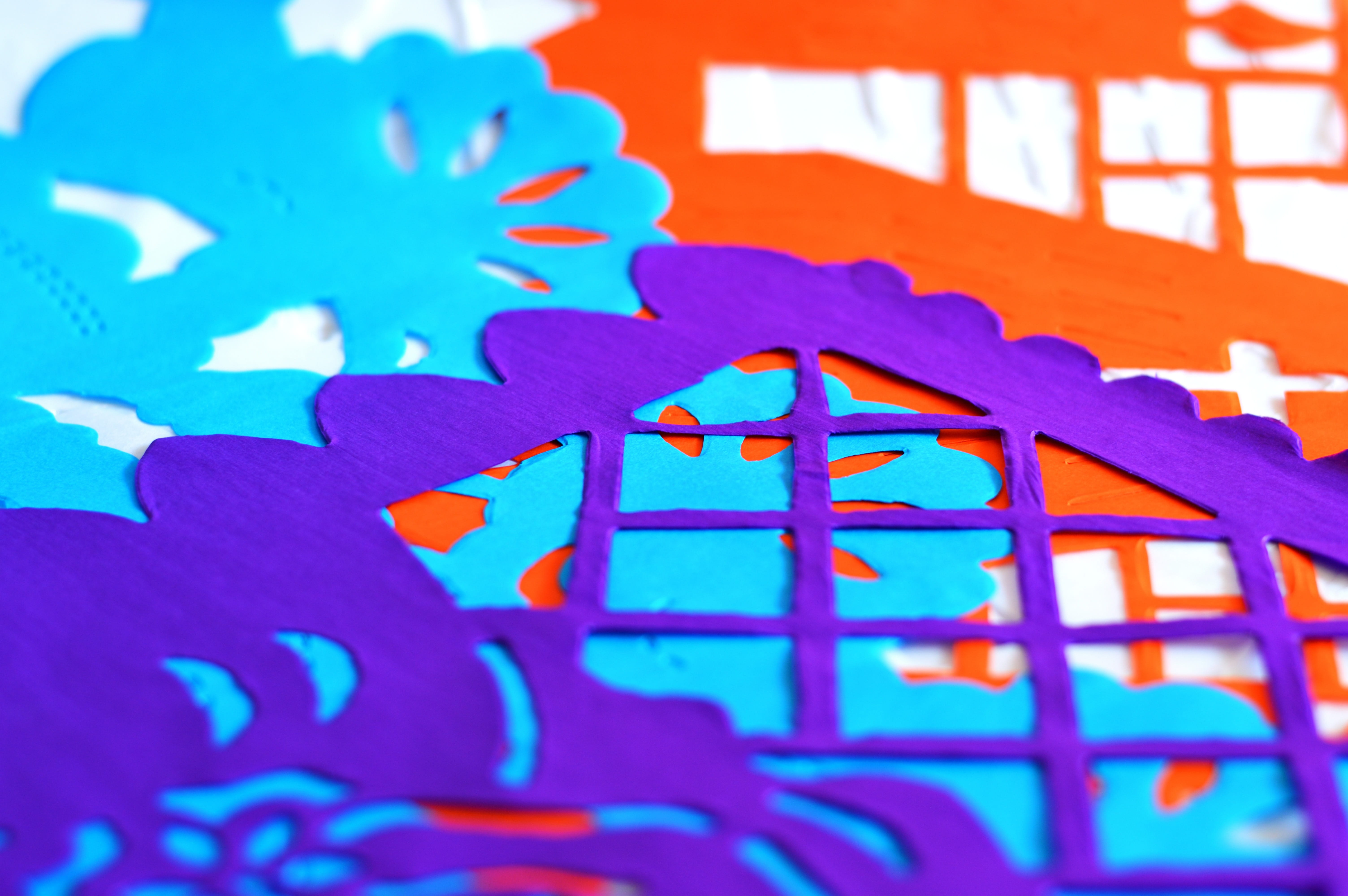 close-up, tradition, pattern, built structure, dead, ceremony, mexican, blue, craft, traditional, indoors, 5K, paint, multi colored, ornament, day of the dead, HD Wallpaper