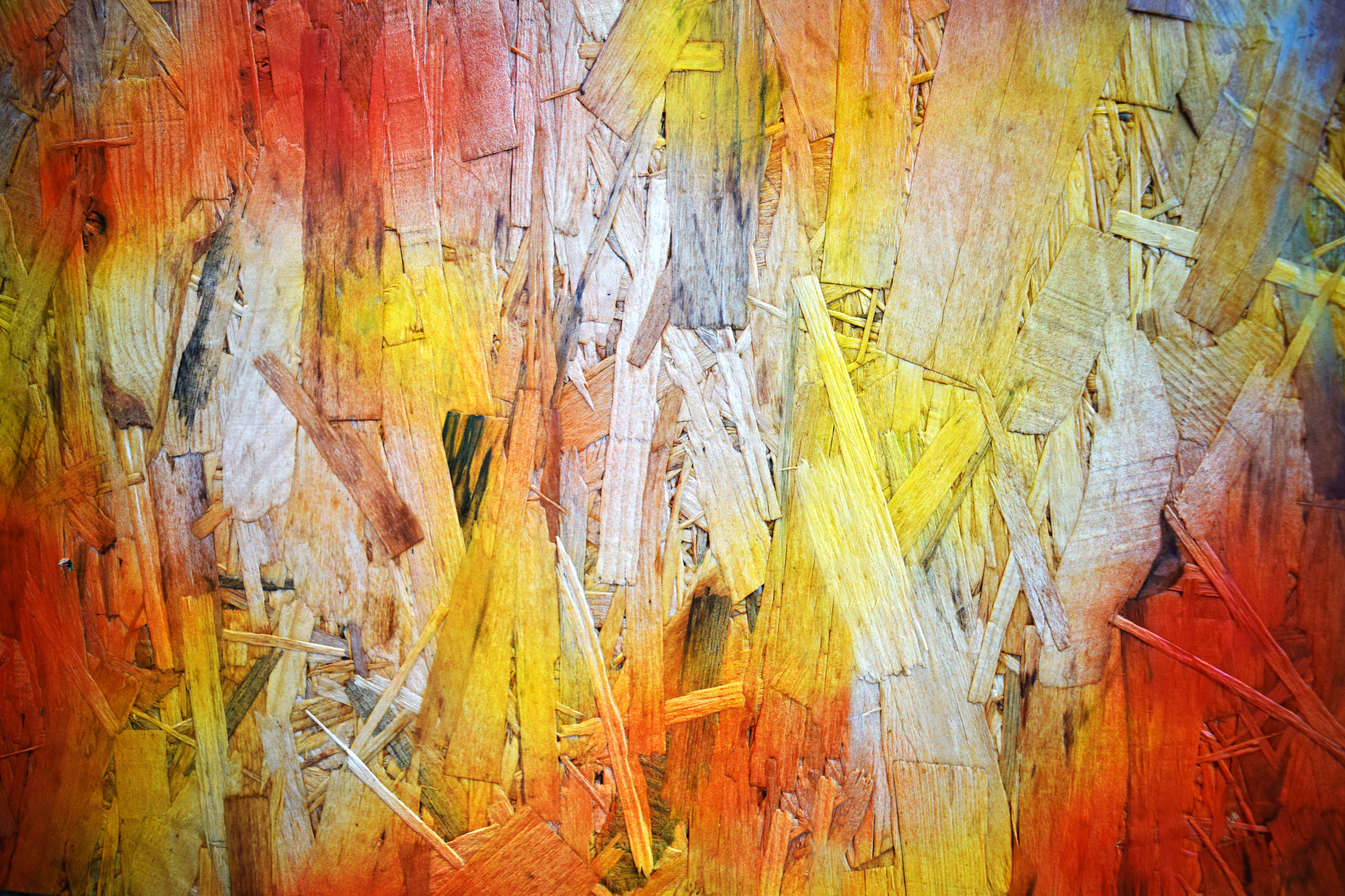 wood - Material, painted Image, texture, orange color, colors, textured Effect, surface, abstract, 5K, painted, stains, day, dirty, backdrop, creativity, HD Wallpaper