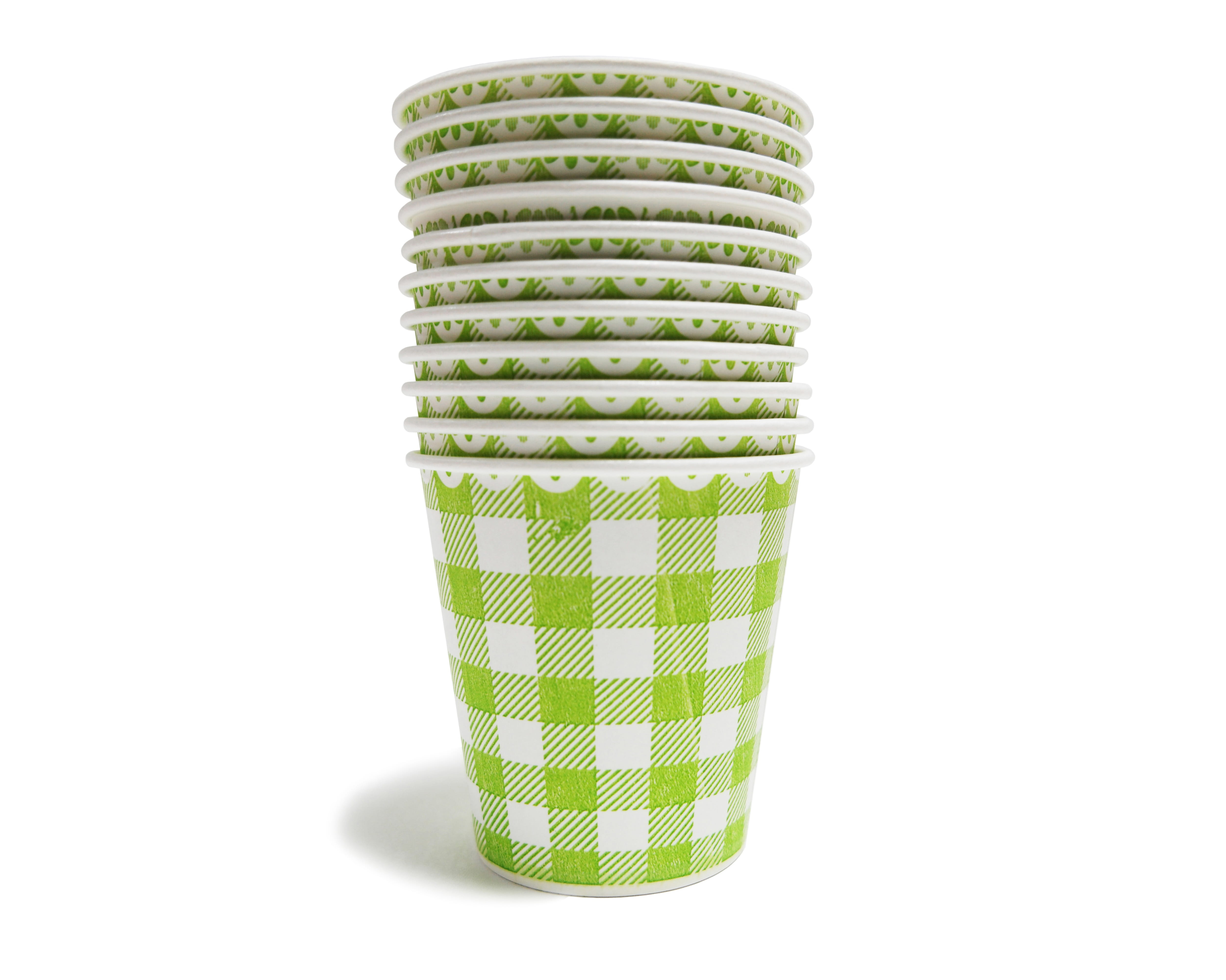 4K, light, cups, state of the union, cup, pattern, copy space, green color, single object, still life, white background, household equipment, no people, HD Wallpaper