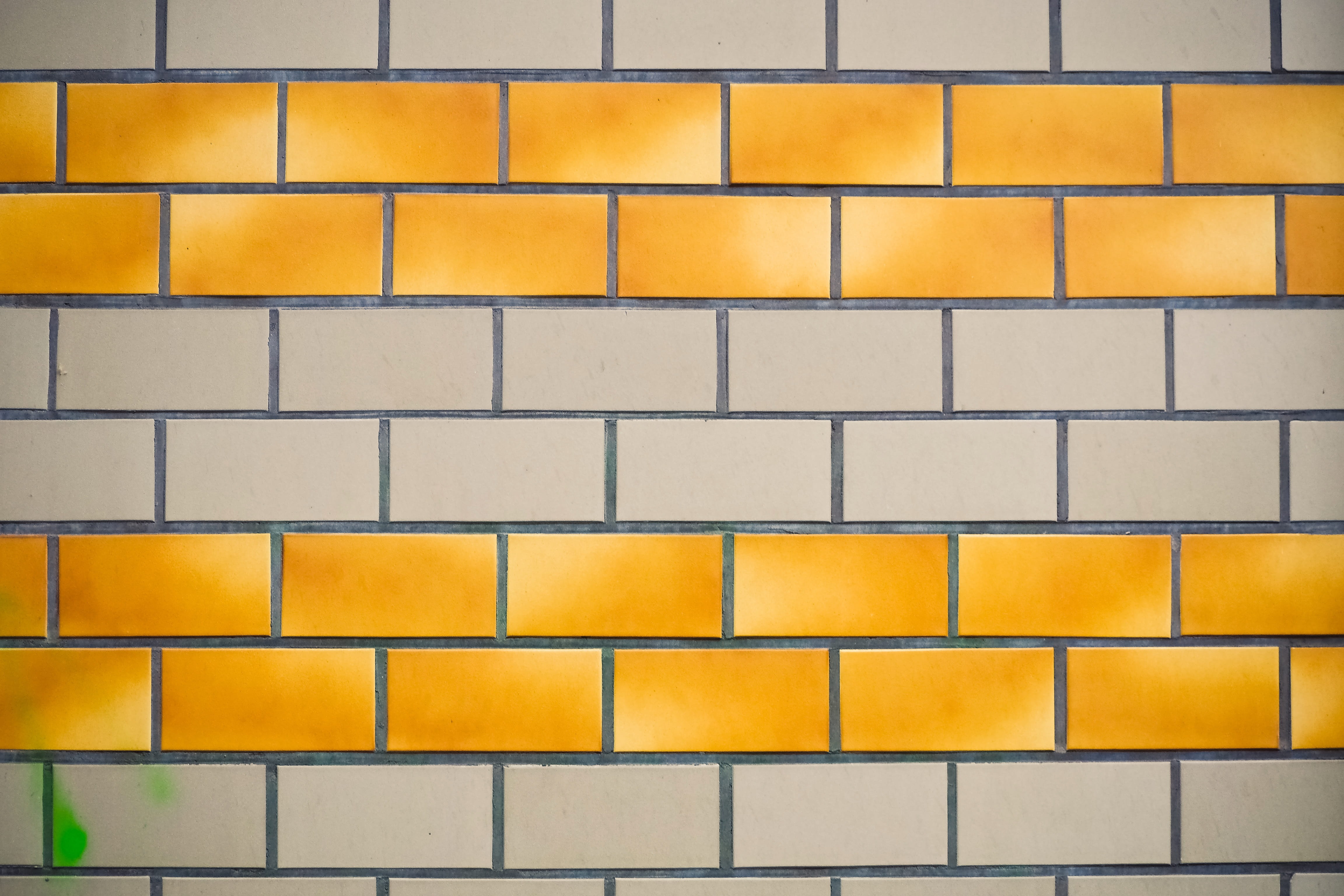 backgrounds, house, hauswand, design, wall, repetition, clinker, joints, pattern, surface, brick, full frame, building, built structure, orange color, close-up, HD Wallpaper