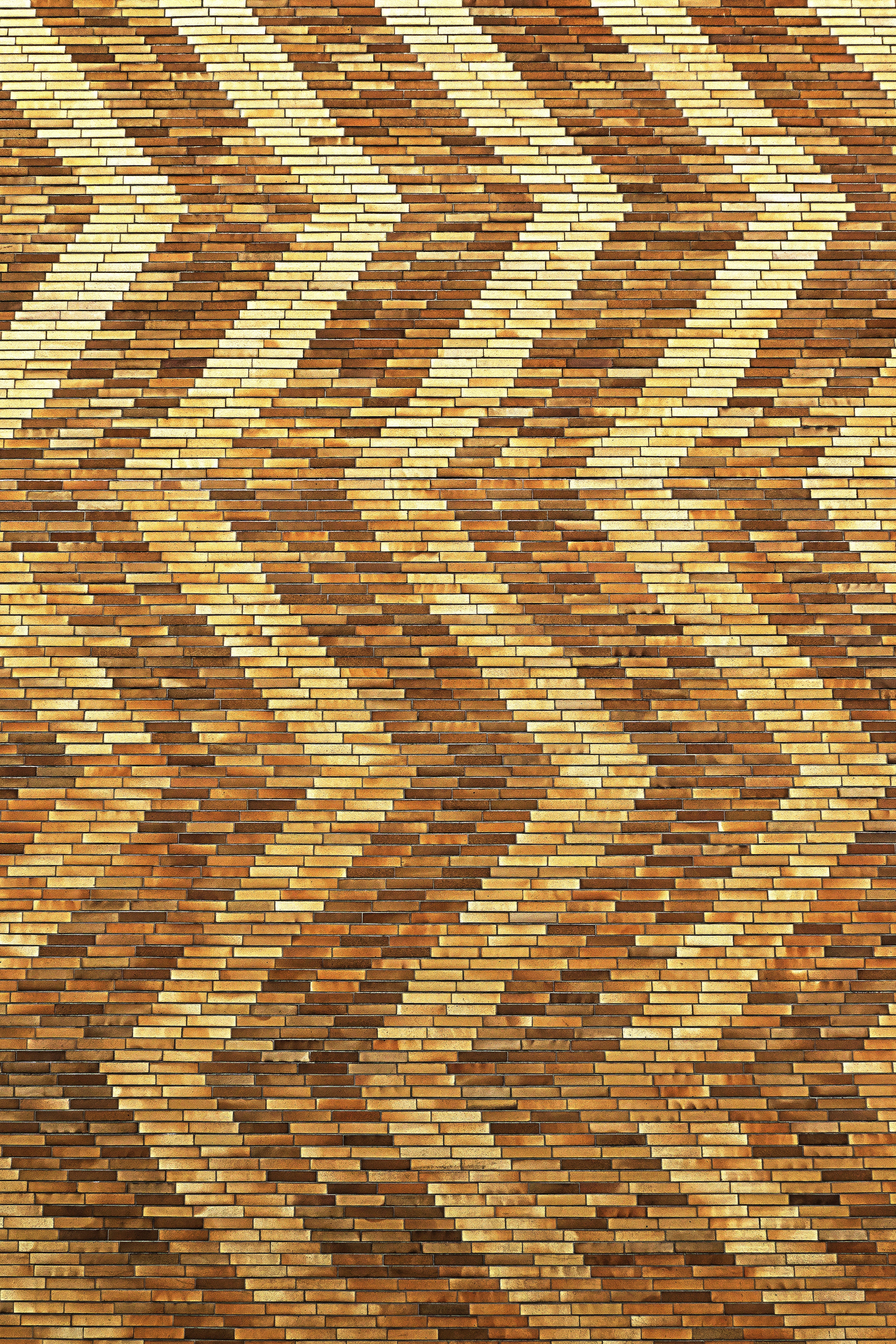 animal themes, wall, bricks, clinker, structure, pattern, tile, textured effect, animal, background, zag pattern, backgrounds, bricked, 5K, building, brick wall, Phone HD Wallpaper