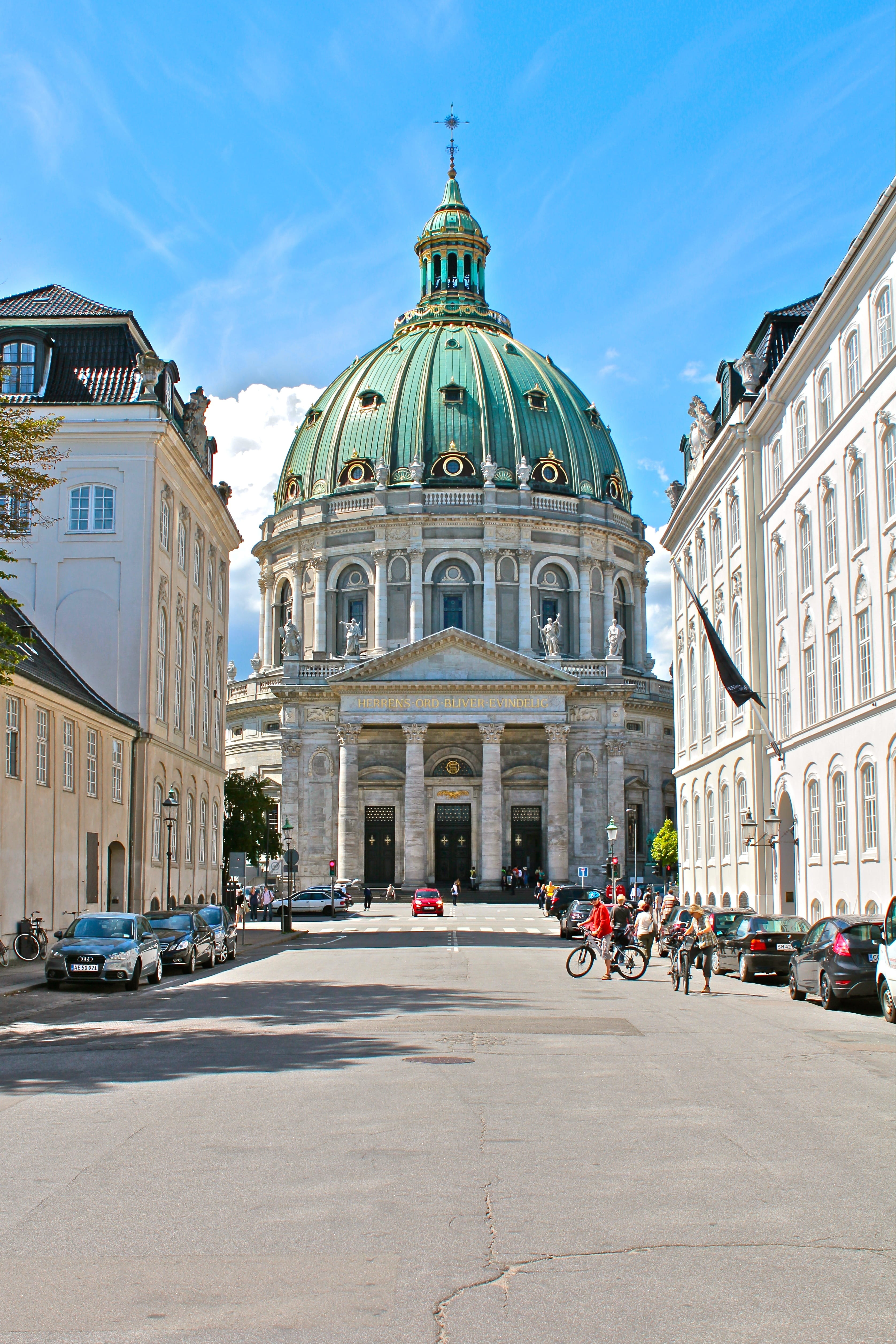 city, belief, copenhagen, arch, dome, sky, spirituality, live, religion, mode of transportation, old, transportation, place of worship, building, historic center, Phone HD Wallpaper