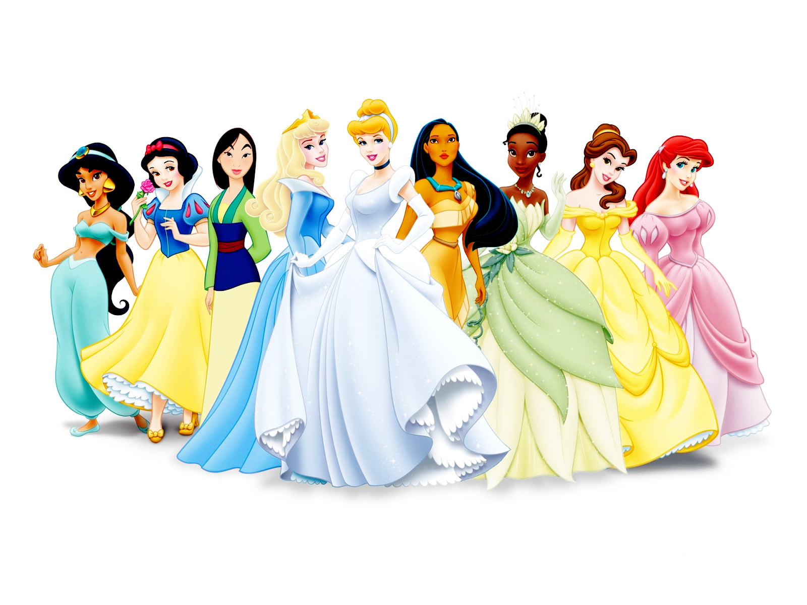 Cartoons, queen, cartoon, women, females, 720P, group of people, emotion, studio shot, beauty, multi colored, happiness, indoors, white background, cut out, HD Wallpaper