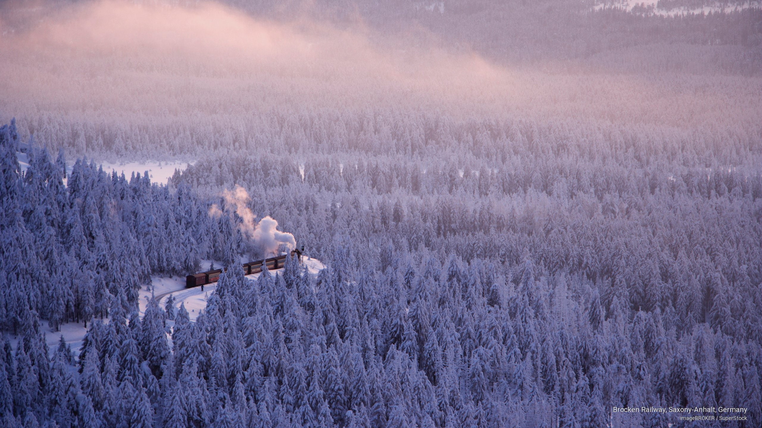 saxony, 2K, railway, anhalt, Transportation, germany, brocken, HD Wallpaper
