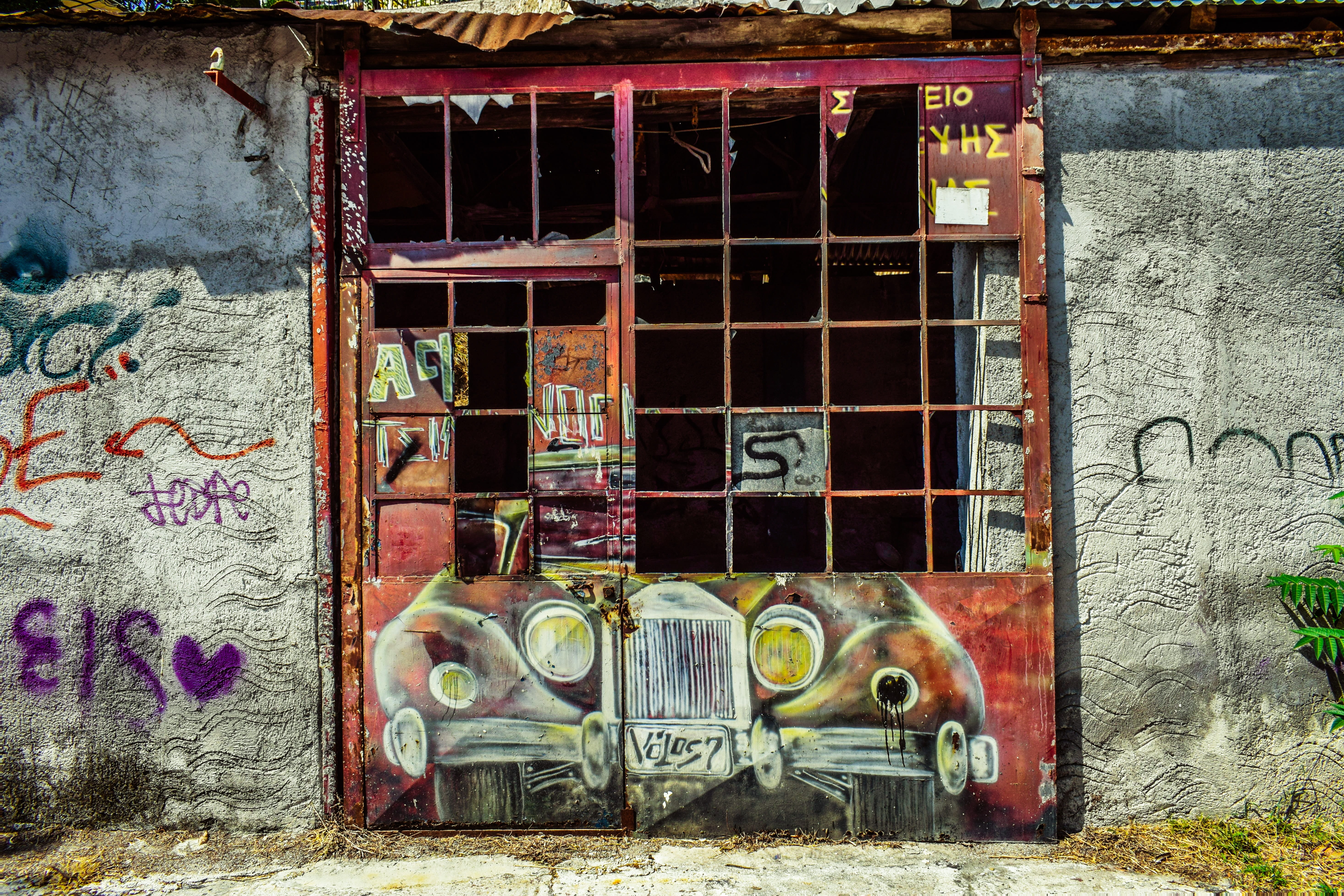 window, building, corrosion, glass - material, decline, wall - building feature, outdoors, messy, greece, decay, volos, corroded, no people, built structure, HD Wallpaper