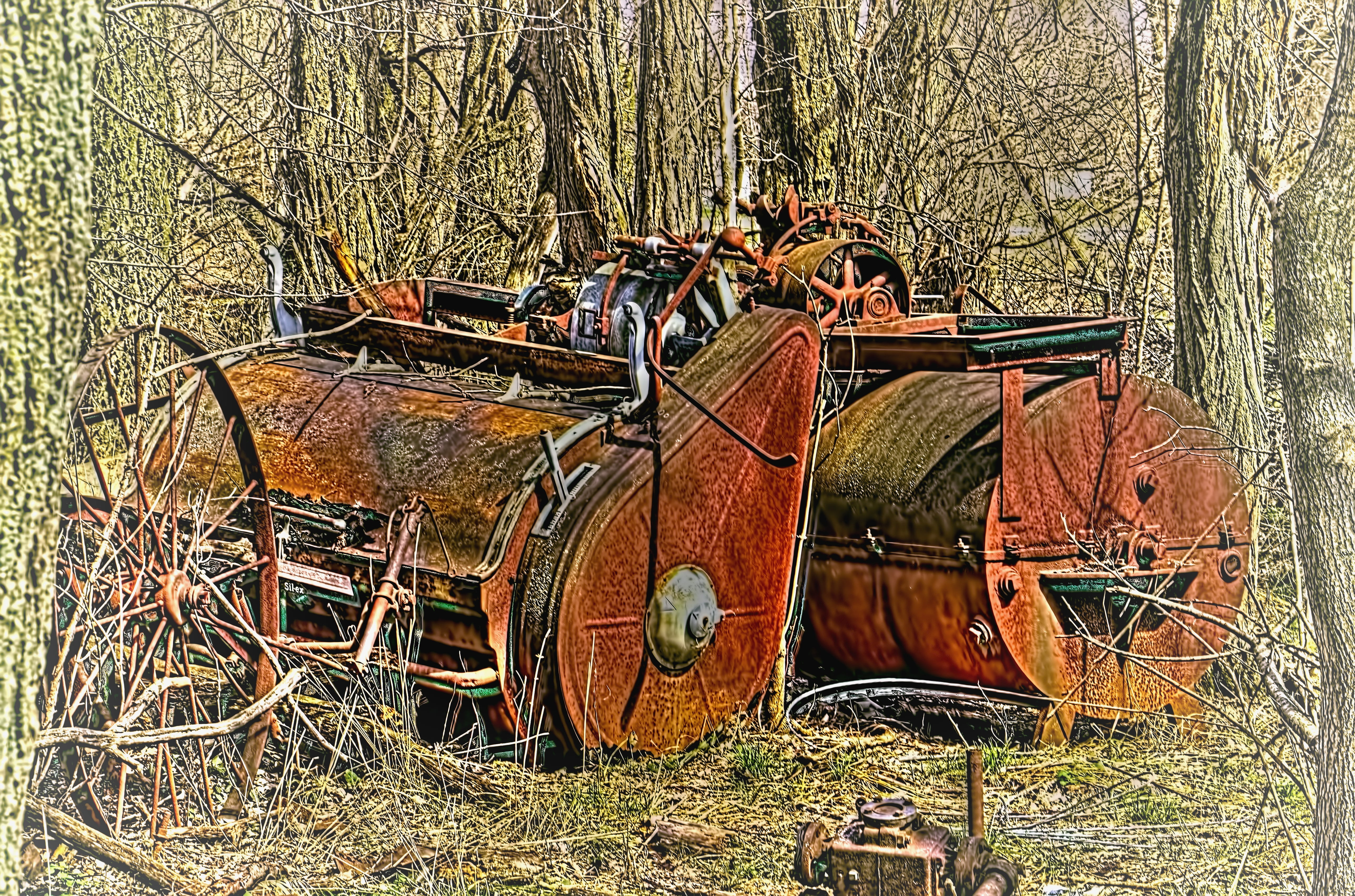 field, deterioration, mechanical, work, corrosion, day, machinery, nature, antique, damaged, grunge, equipment, industrial, gear, no people, broken, land vehicle, HD Wallpaper