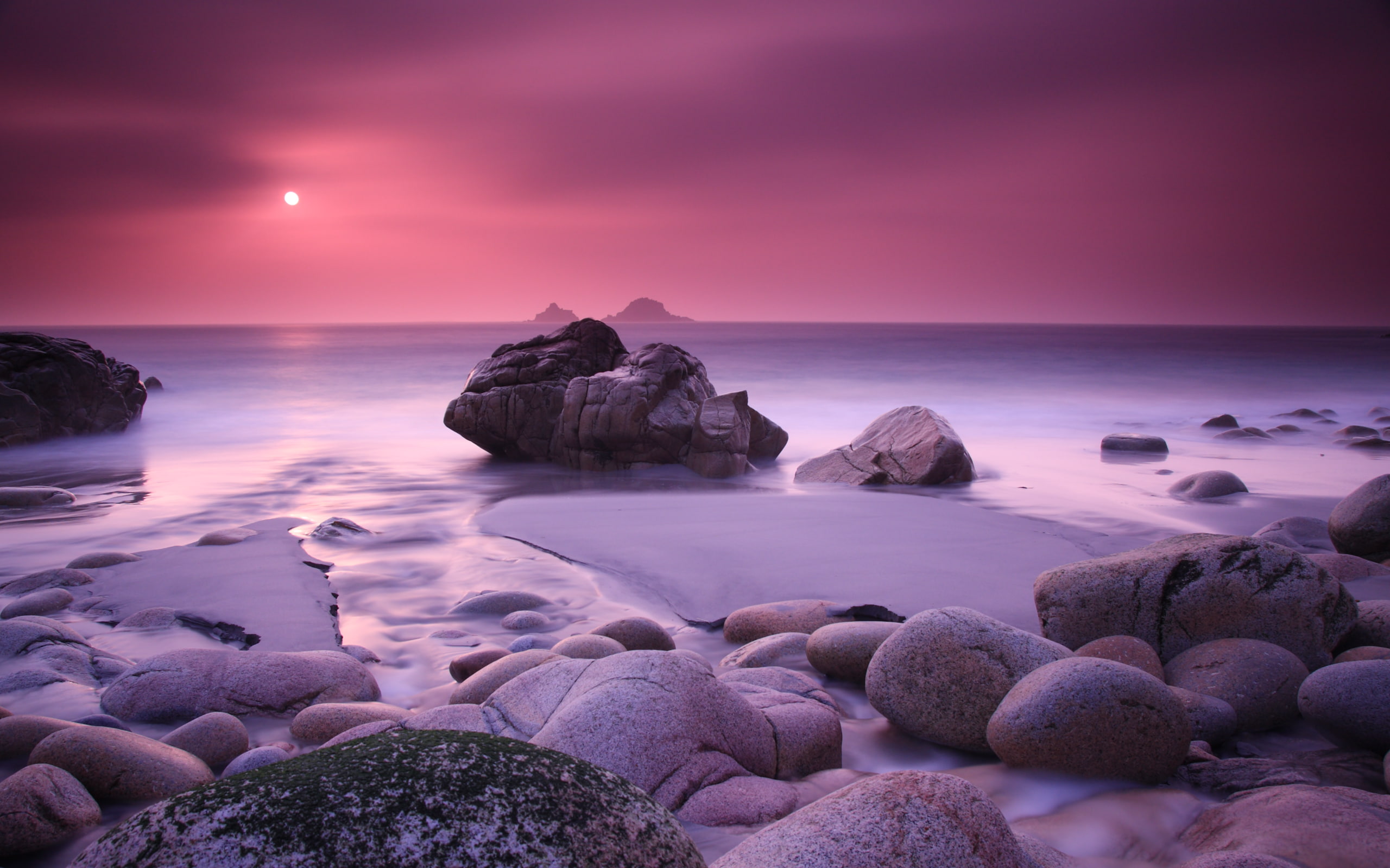nanven, 2K, beach, porth, World, United Kingdom, HD Wallpaper