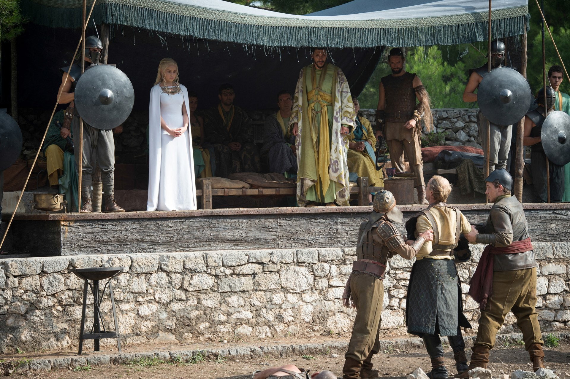 Jorah Mormont, Game Of Thrones, 1080P, Daenerys Targaryen, Iain Glen, TV Show, Emilia Clarke, HD Wallpaper