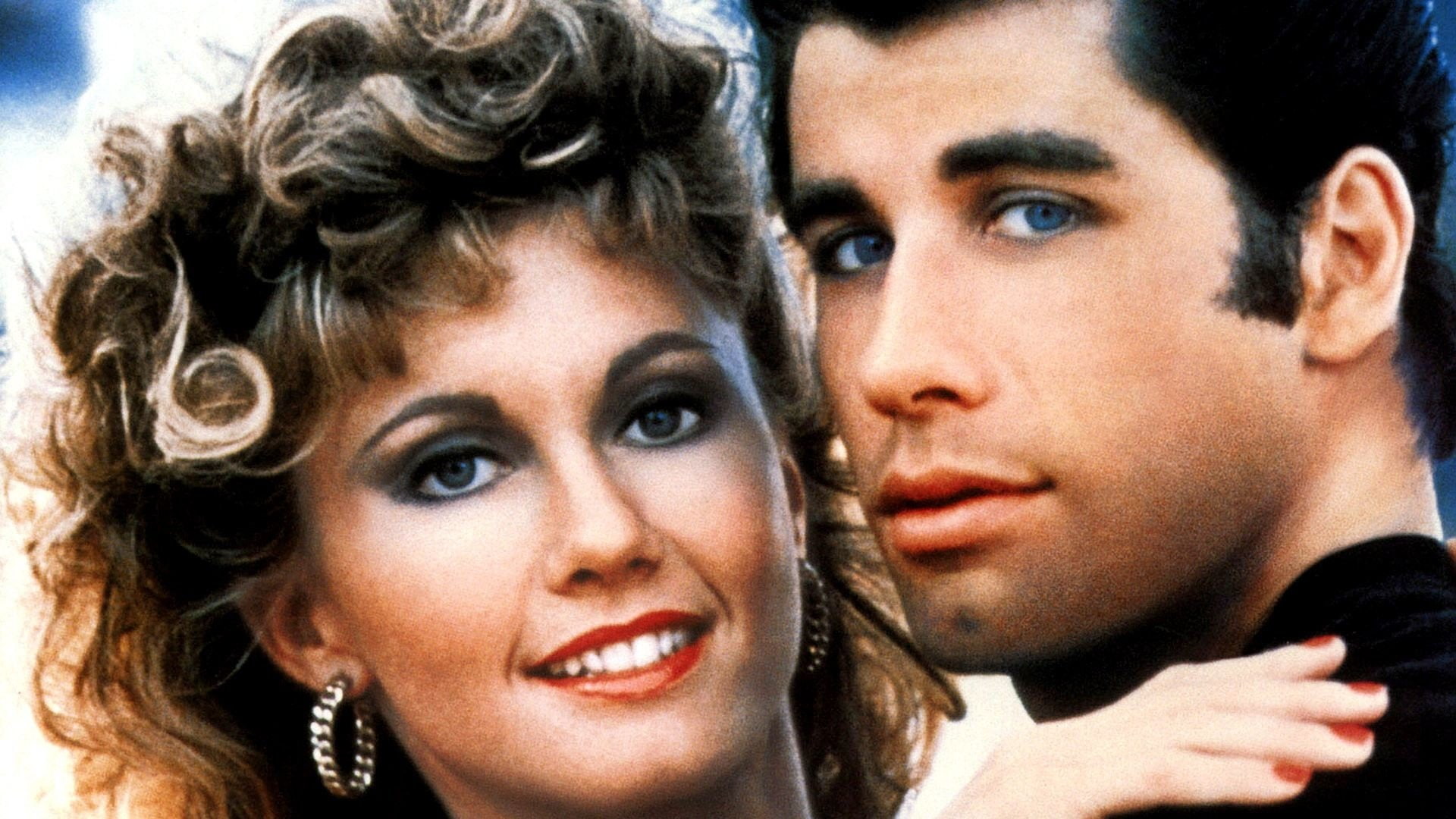 love, grease, looking at camera, human face, people, musical, beautiful woman, young adult, adult, heterosexual couple, beauty, 1080P, two people, positive emotion, HD Wallpaper