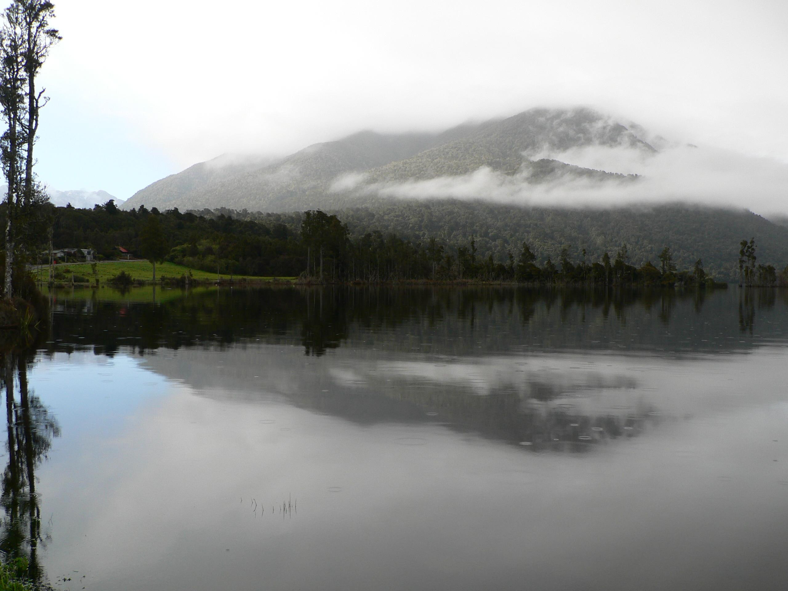 2K, not far from greymouth, new zealand, nature and landscapes, lake, west coast, south island, brunner, HD Wallpaper