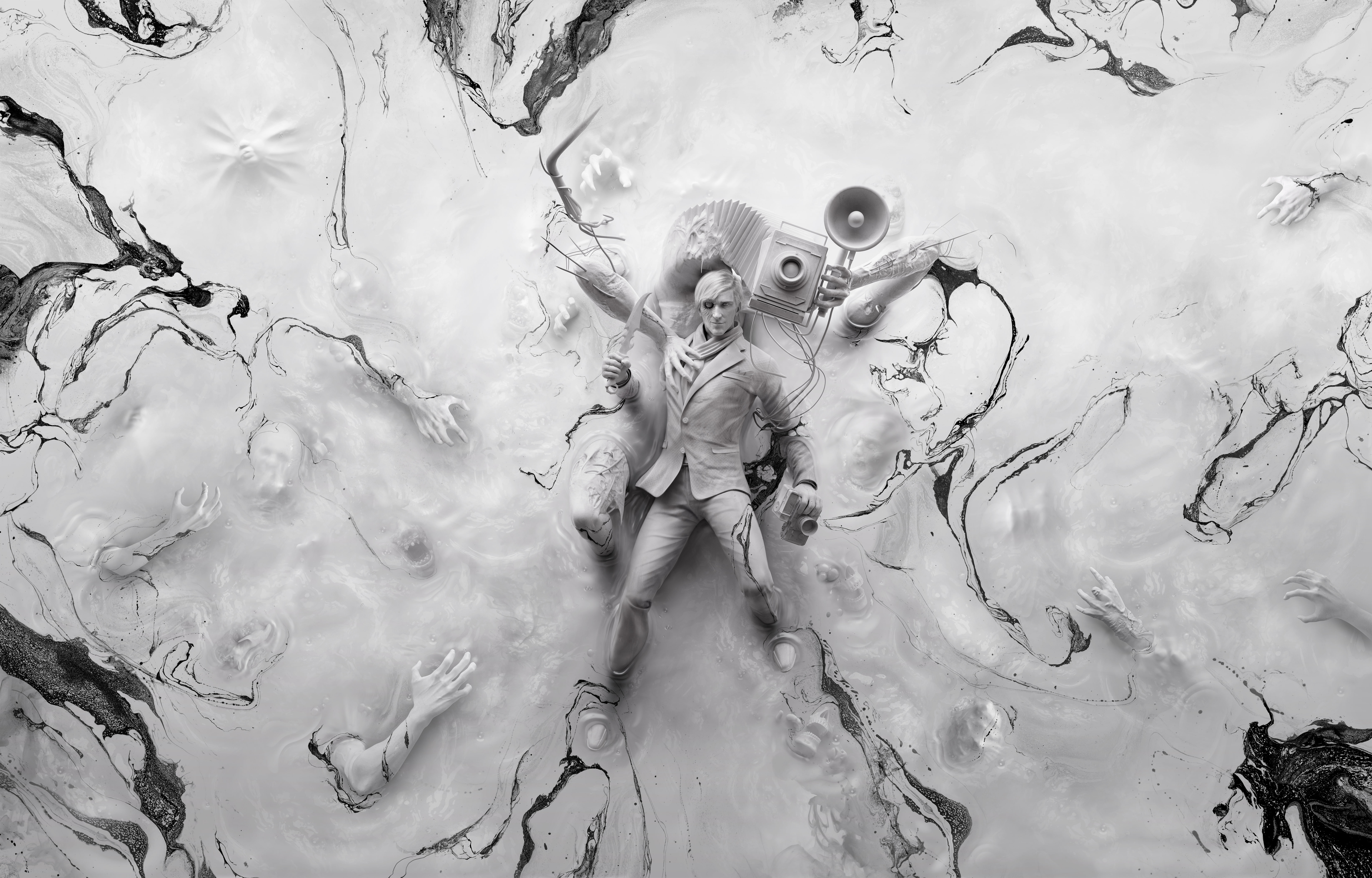 Obscura (The Evil Within), 8K, The Evil Within 2, Video Game, Stefano Valentini, HD Wallpaper