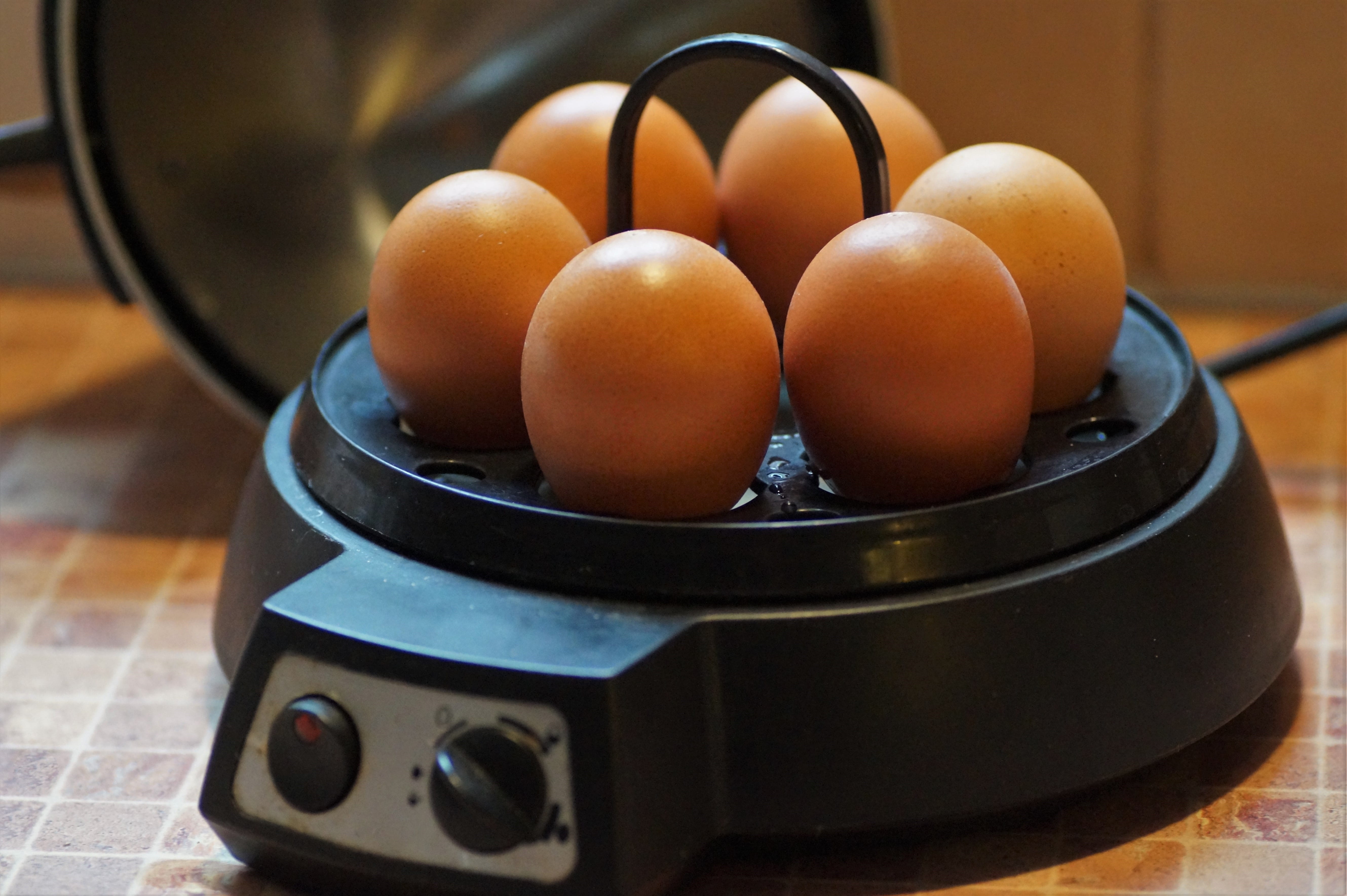 kitchen, focus on foreground, bowl, freshness, egg, food and drink, fruit, indoors, hard-boiled, cooker, retro, food, table, 5K, healthy eating, on, no people, HD Wallpaper