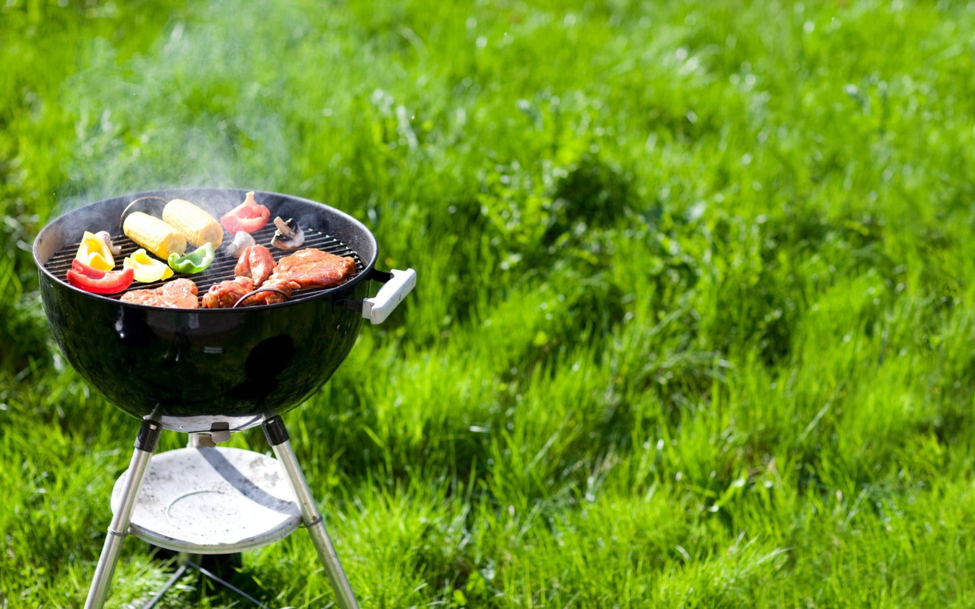 sausage, healthy Eating, picnic, nature, barbecue, flame, food And Drink, beef, grilled, burning, coal, meal, 1080P, lunch, food, dinner, outdoors, gourmet, HD Wallpaper