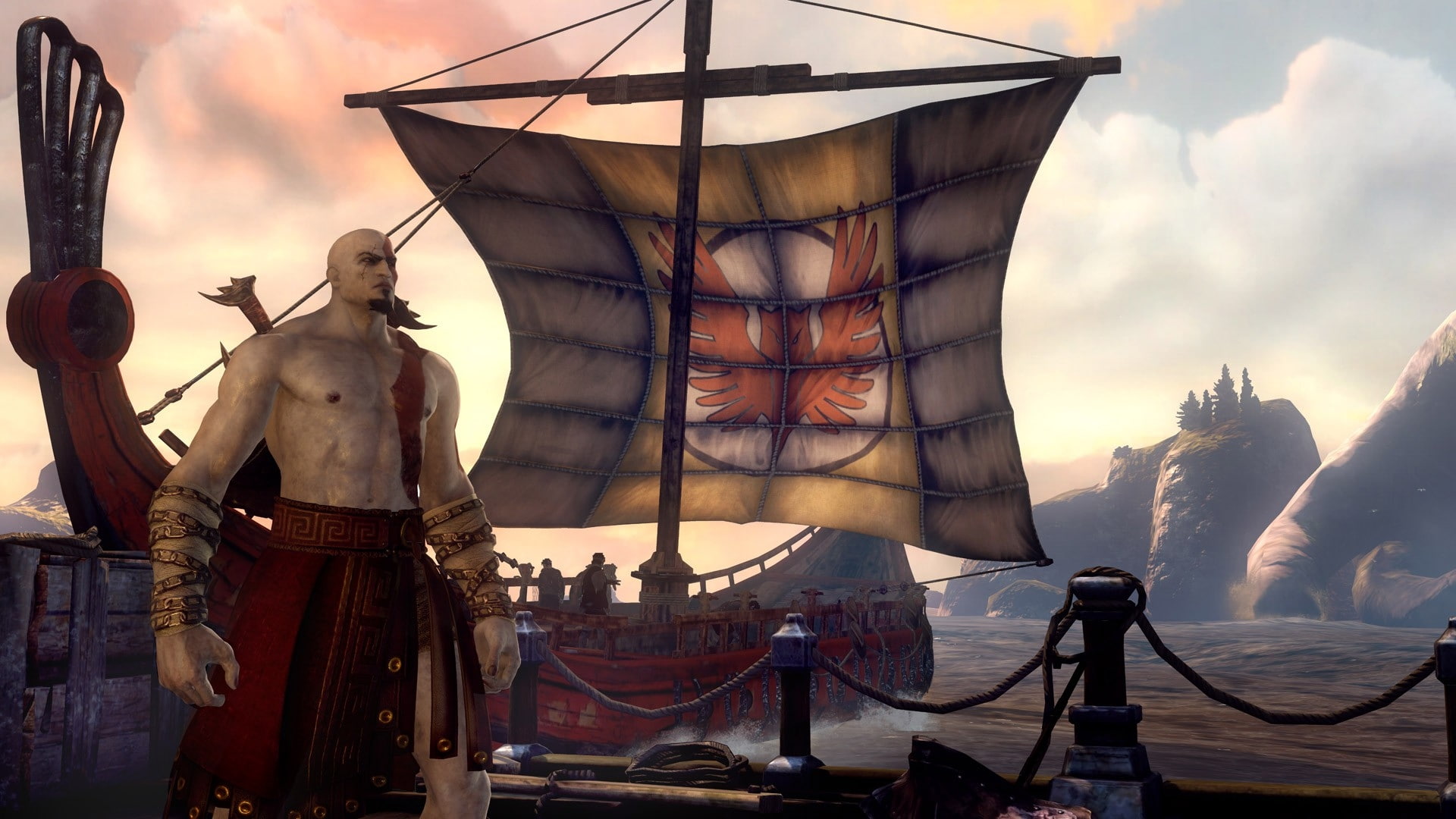 games, war, hd, 1080P, god, video, art, ascension, God of War, kratos, x, HD Wallpaper