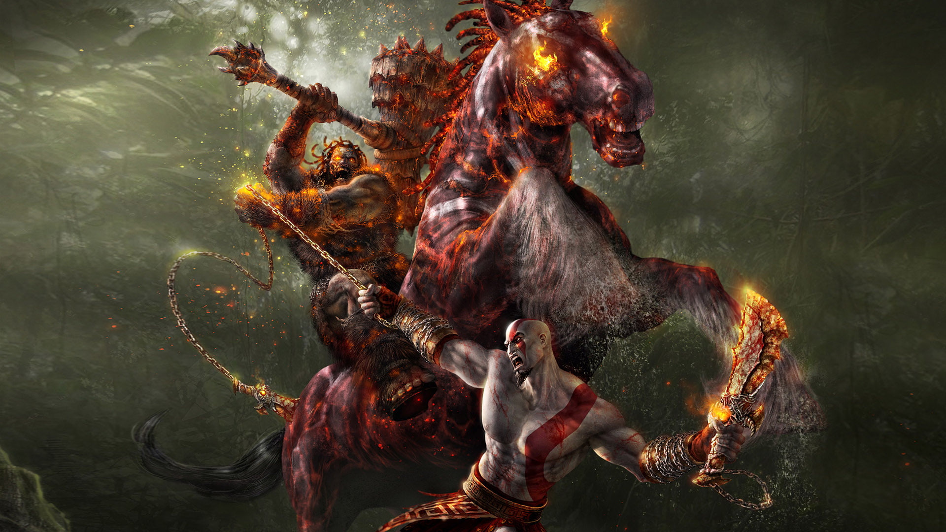 God of War, God Of War II, 1080P, HD Wallpaper