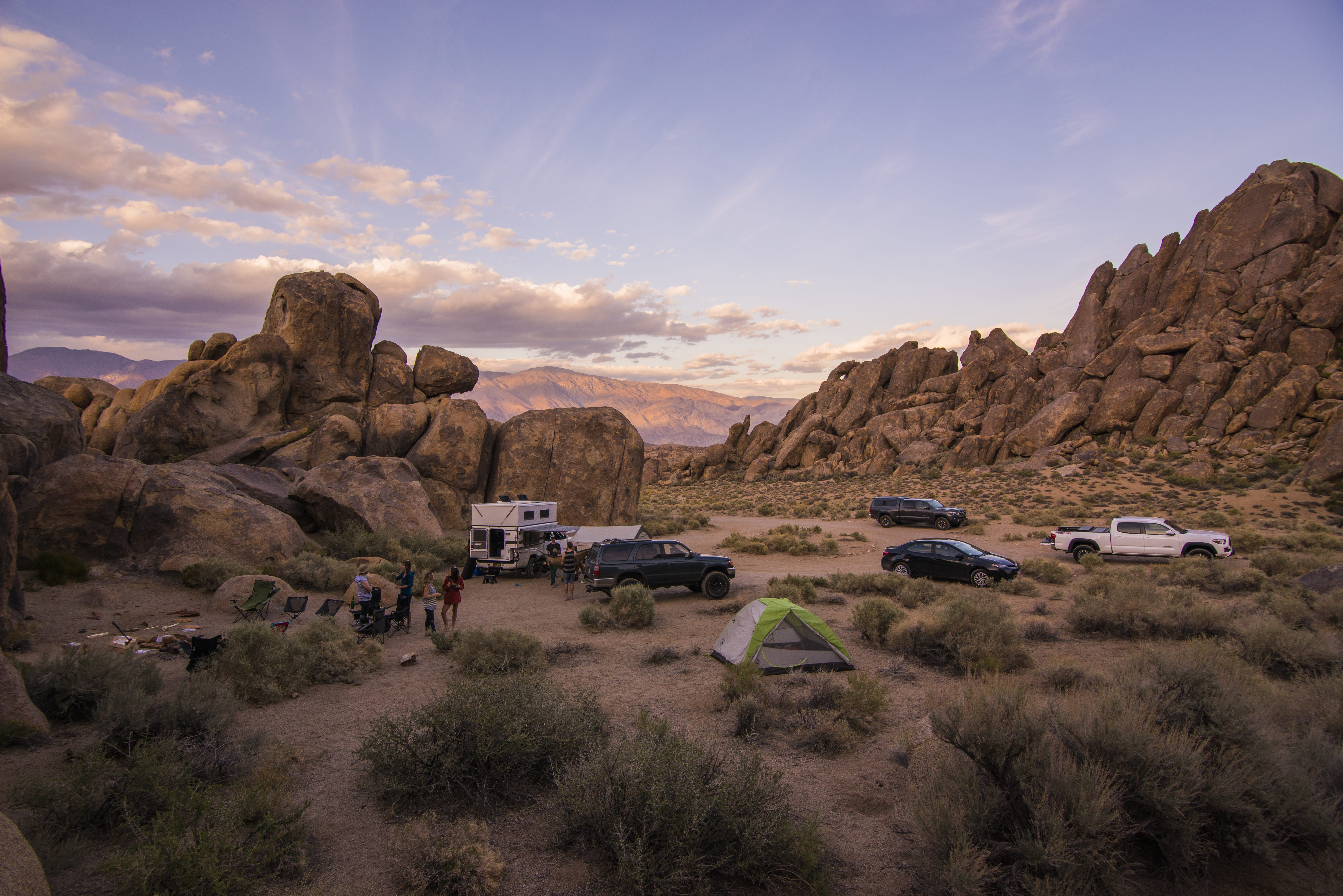sky, car, 5K, cloud - sky, group, rock, eroded, beside, outdoor, environment, surrounded, no people, landscape, cars, travel, tent, sand, person, cloud, HD Wallpaper