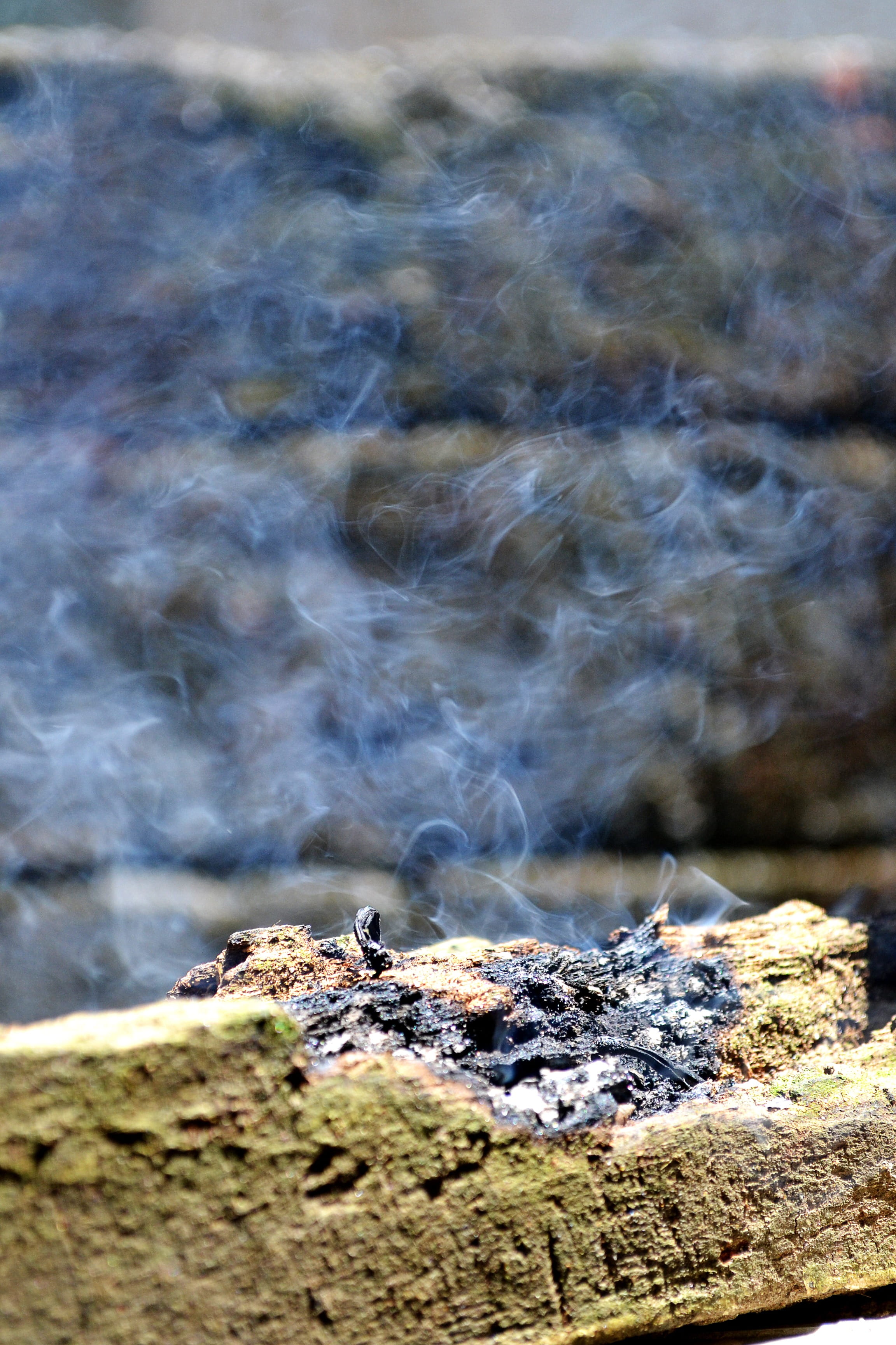 dispersed smoke, mawanella, ceylon, sri lanka, smoke - physical structure, steam, rock - object, animals in the wild, rough, geology, day, emitting, close-up, Phone HD Wallpaper