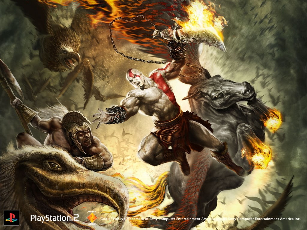 480P, god of war ii, HD Wallpaper