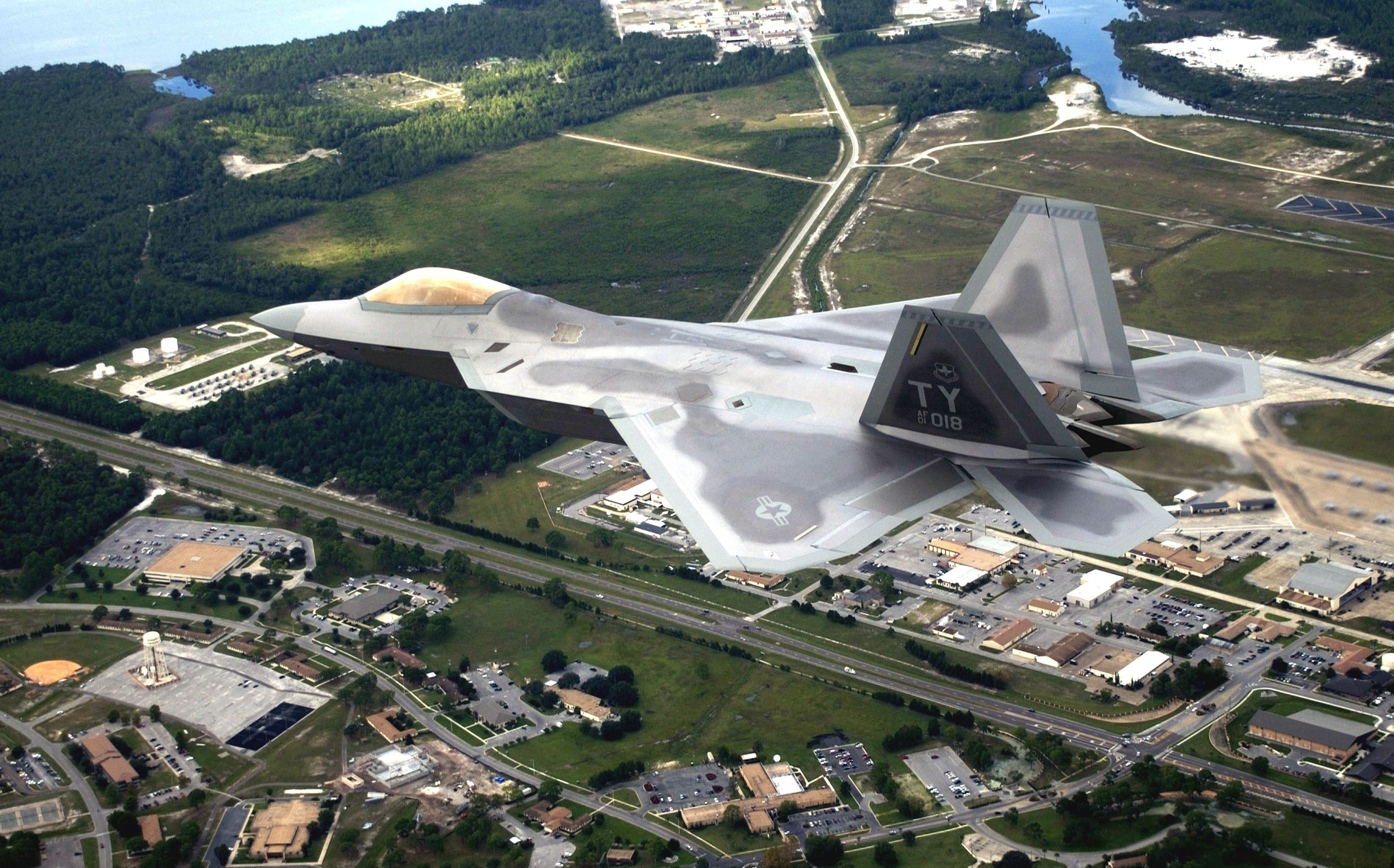 2K, lockheed martin f 22 raptor, HD Wallpaper